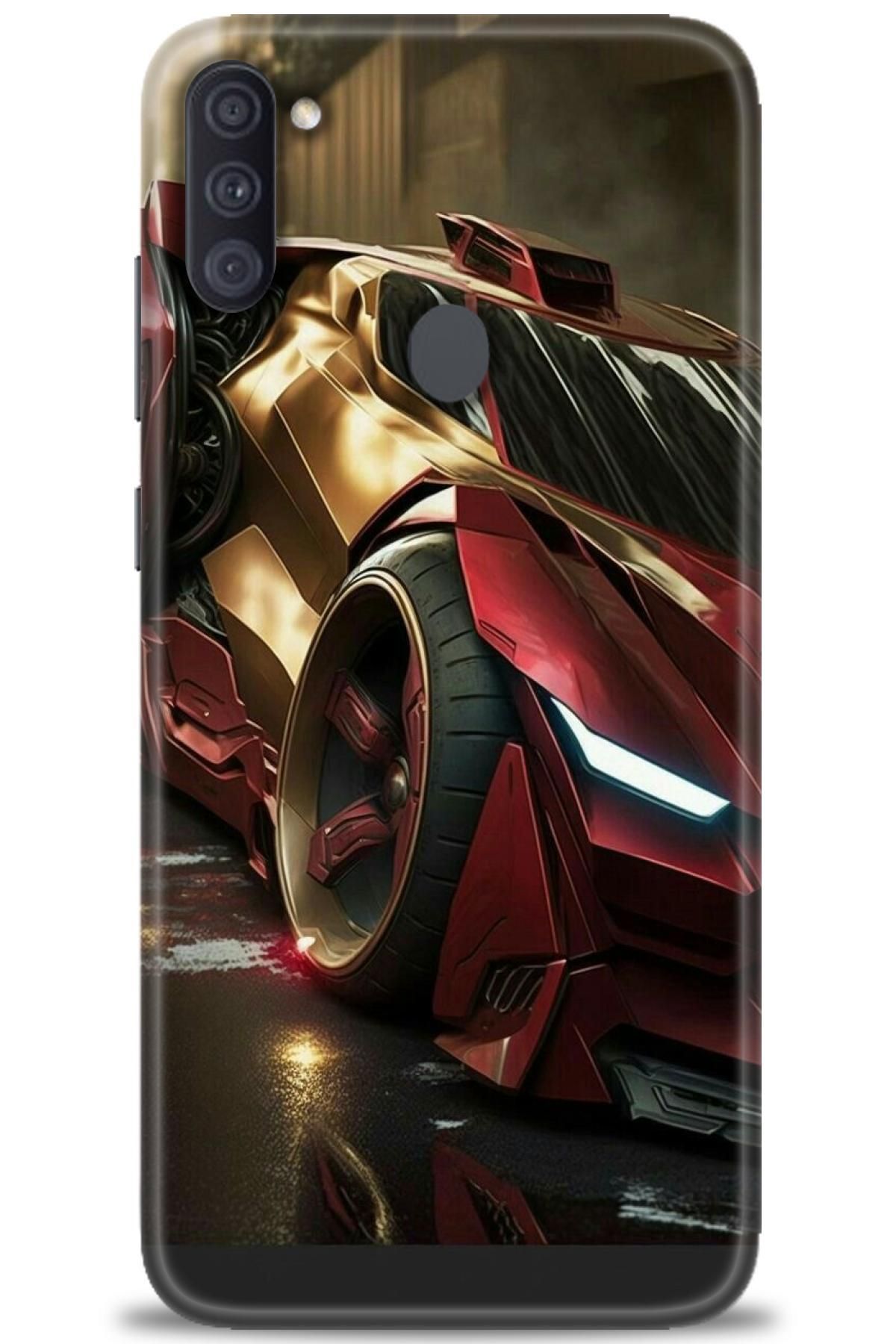 CooperTech Samsung Galaxy A11 İle Uyumlu HD Baskılı Desenli Silikon Kılıf - 855
