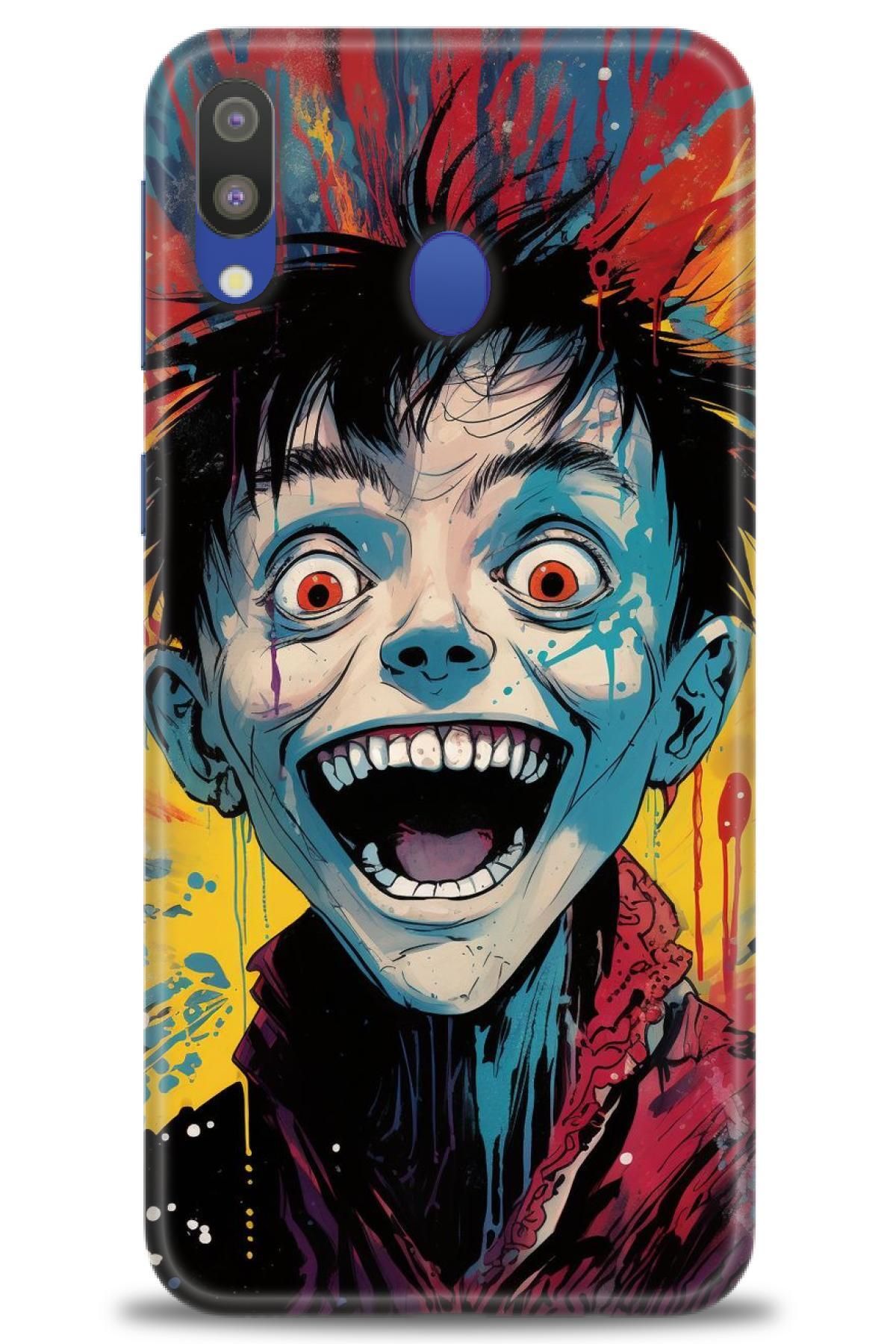 CooperTech Samsung Galaxy A10S İle Uyumlu HD Baskılı Desenli Silikon Kılıf - 567