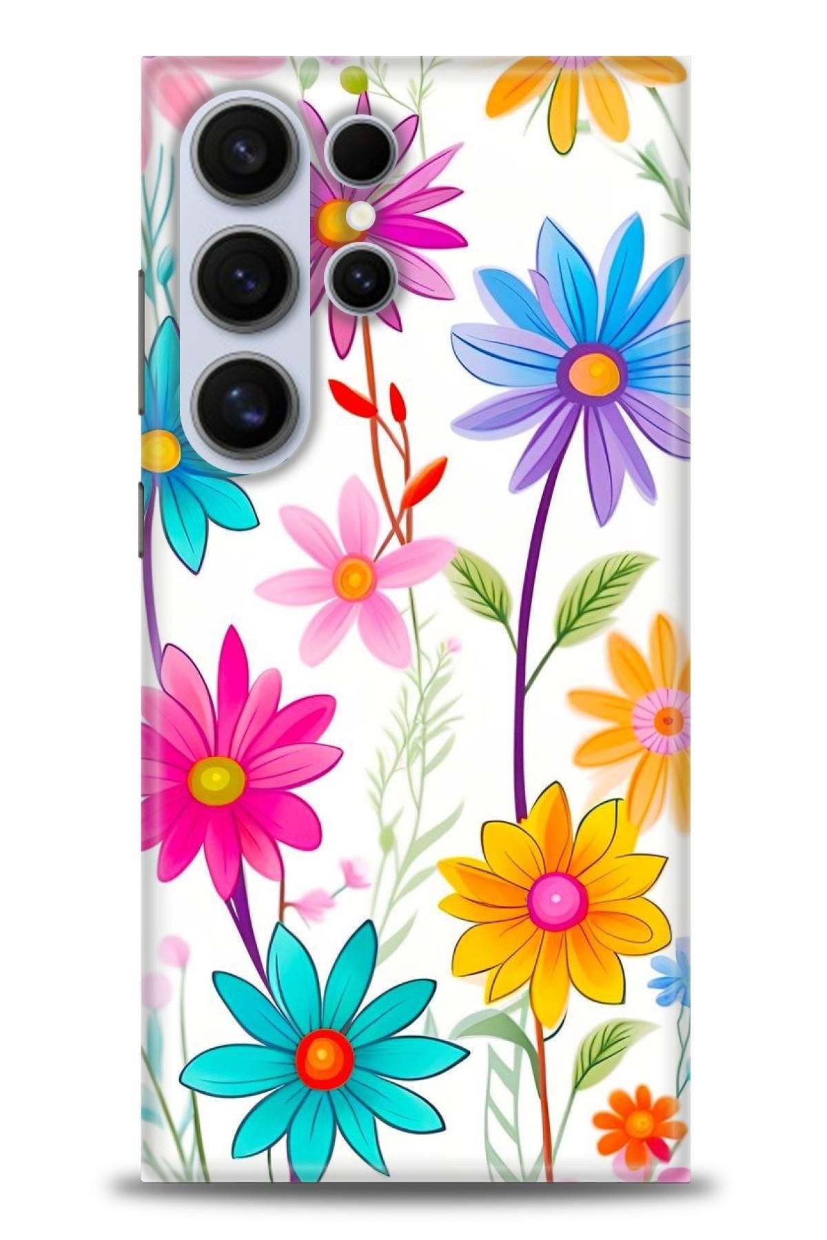 CooperTech Samsung Galaxy S24 Ultra İle Uyumlu HD Baskılı Desenli Silikon Kılıf - 54