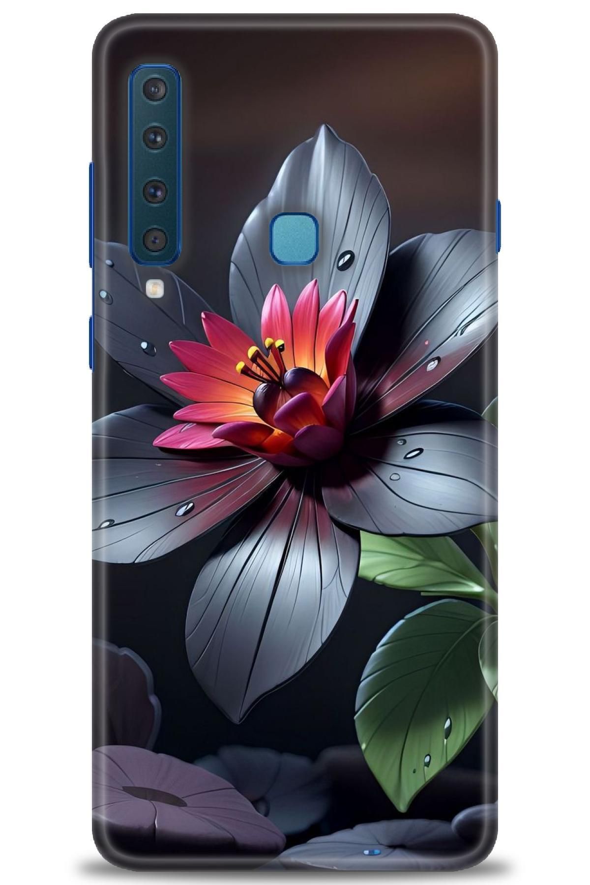 CooperTech Samsung Galaxy A9 2018 İle Uyumlu HD Baskılı Desenli Silikon Kılıf - 413
