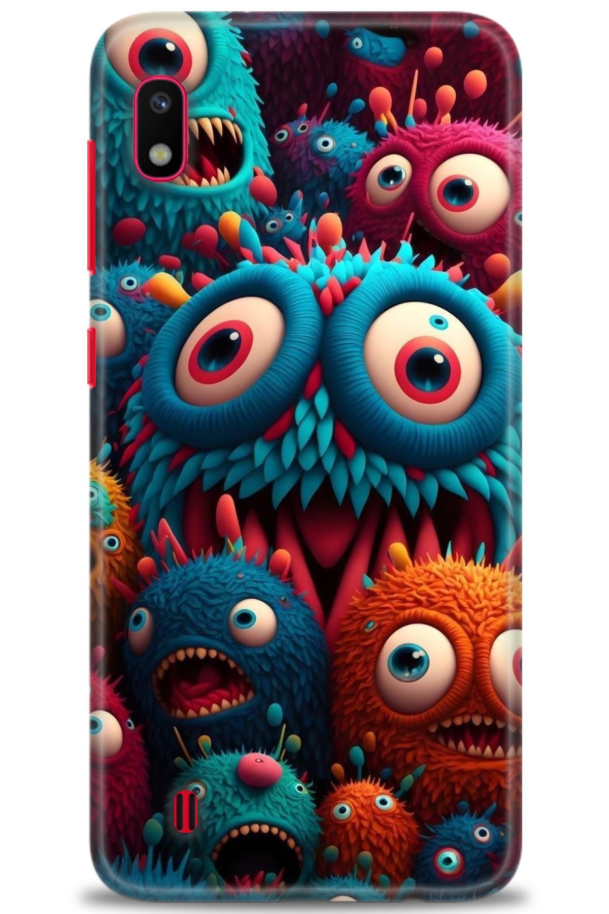 CooperTech Samsung Galaxy M10 İle Uyumlu HD Baskılı Desenli Silikon Kılıf - 90