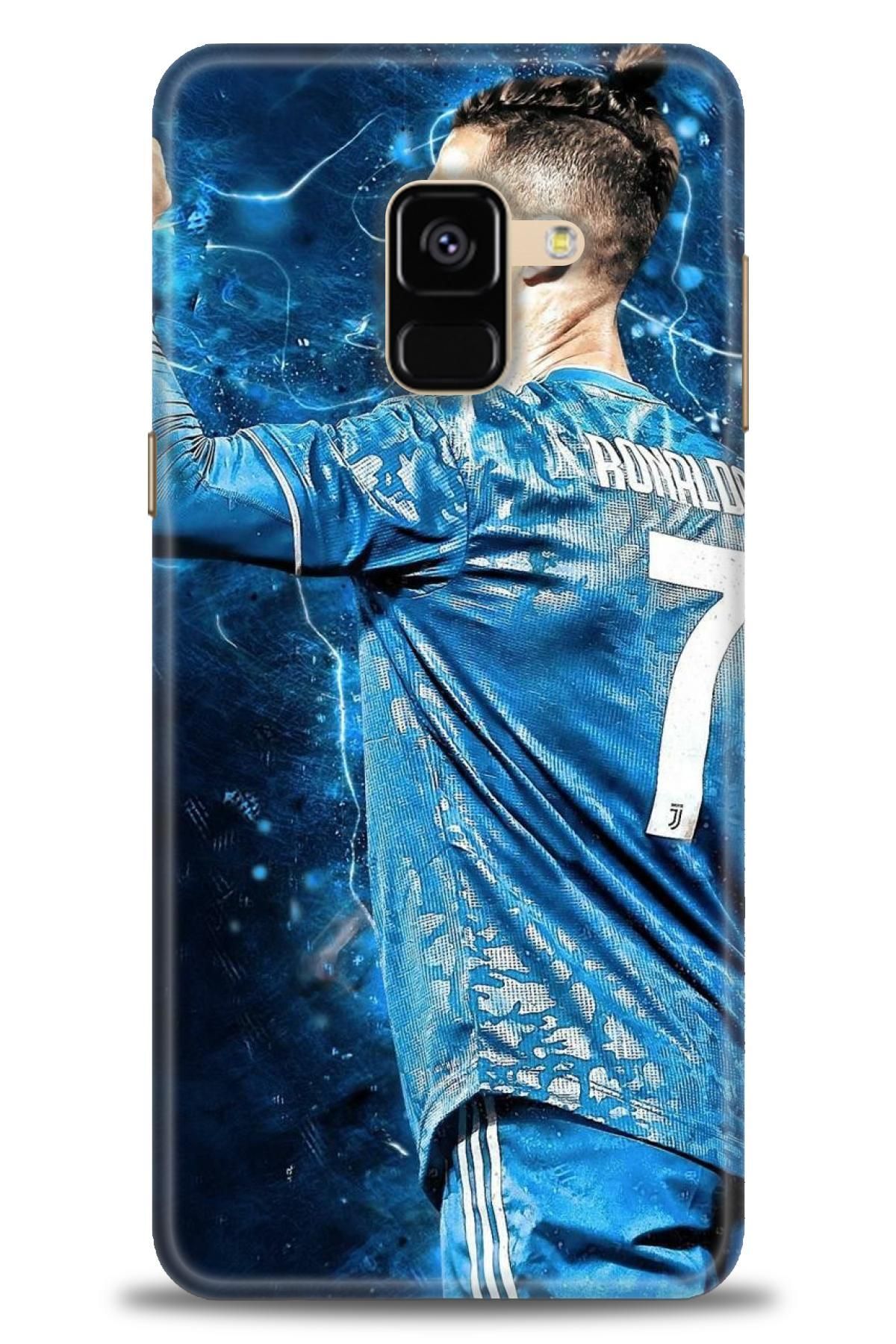 CooperTech Samsung Galaxy A8 2018 İle Uyumlu HD Baskılı Desenli Silikon Kılıf - 864