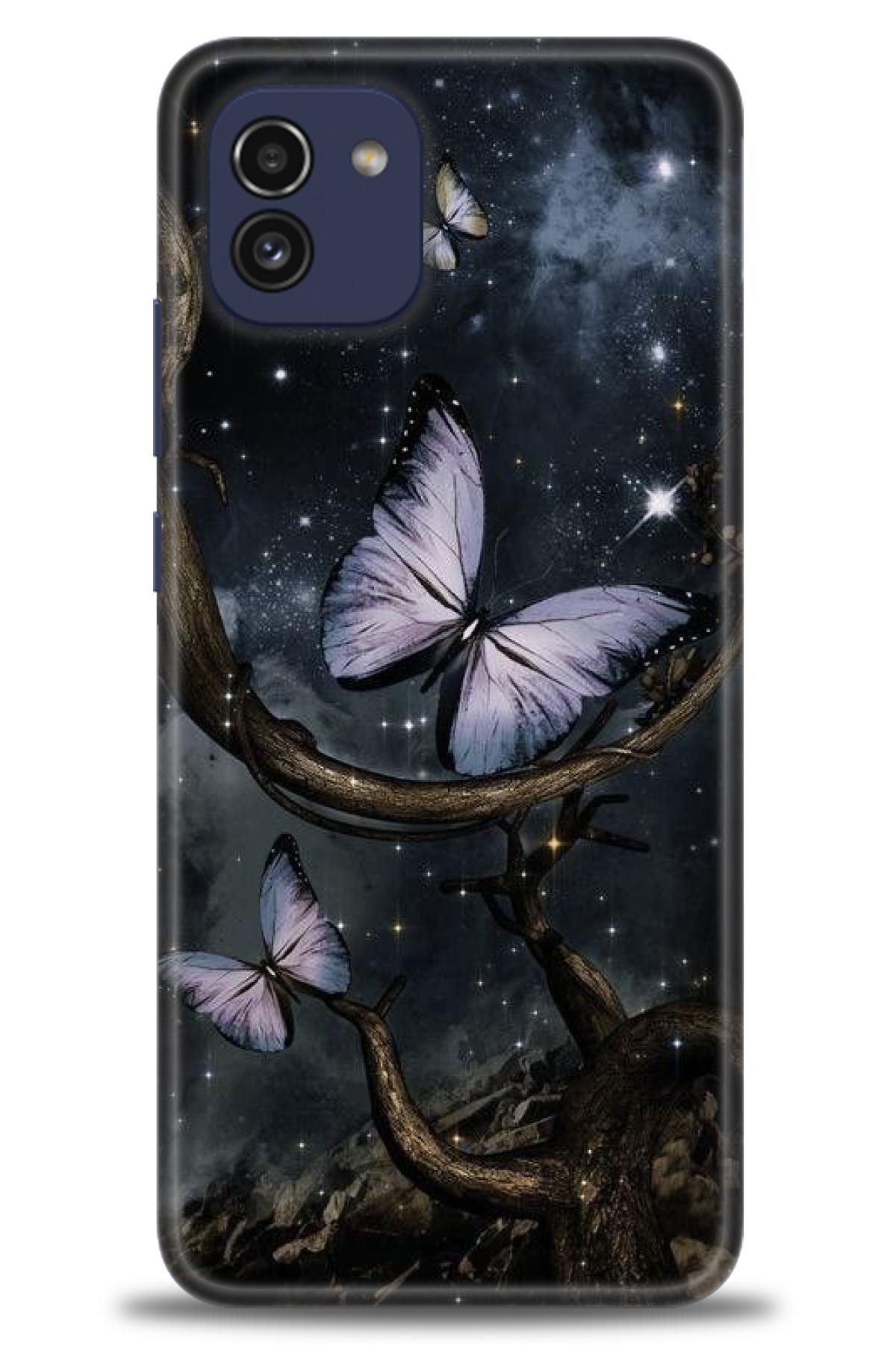 CooperTech Samsung Galaxy A03 İle Uyumlu HD Baskılı Desenli Silikon Kılıf - 1025