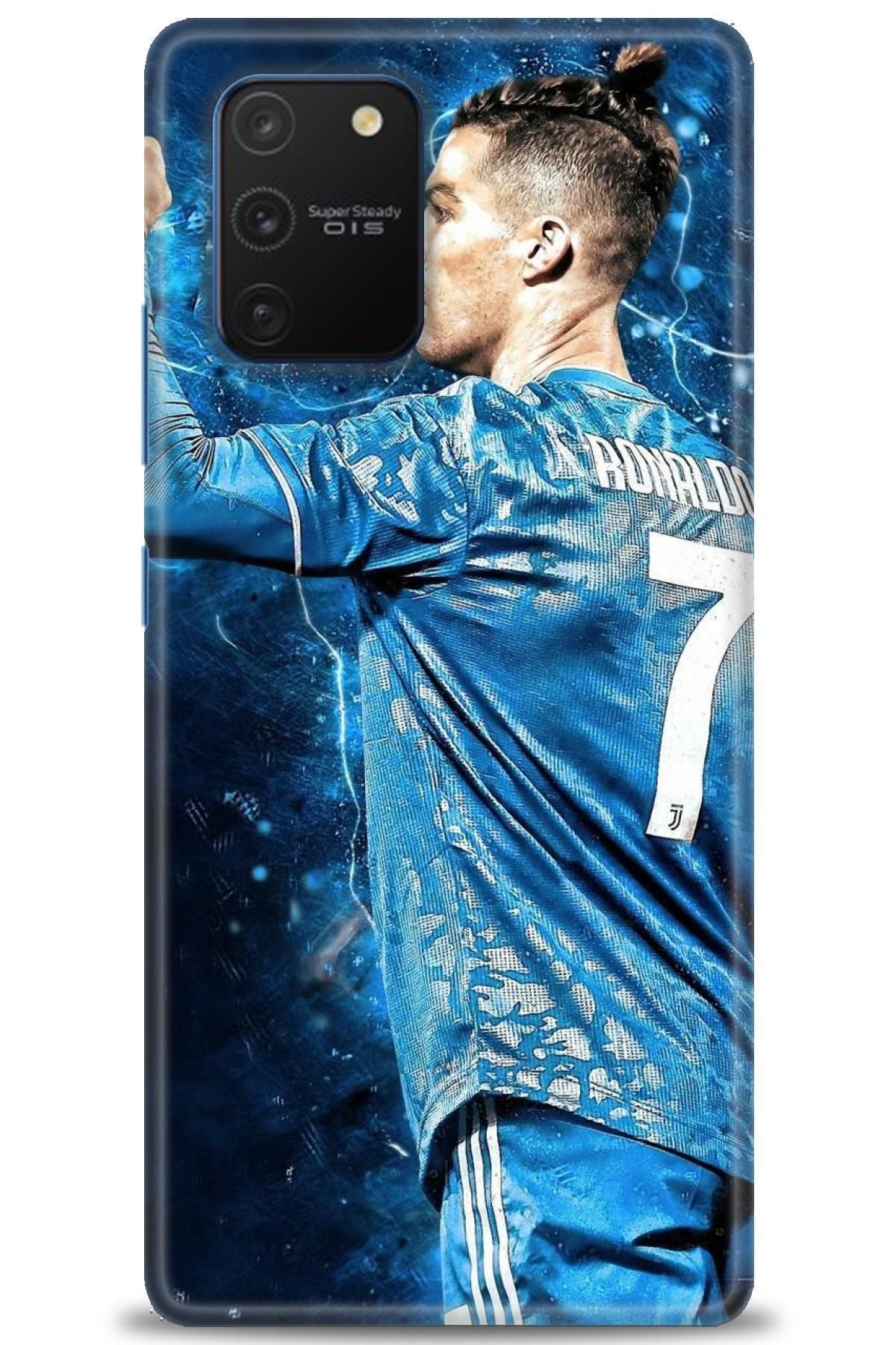 CooperTech Samsung Galaxy A91 İle Uyumlu HD Baskılı Desenli Silikon Kılıf - 864