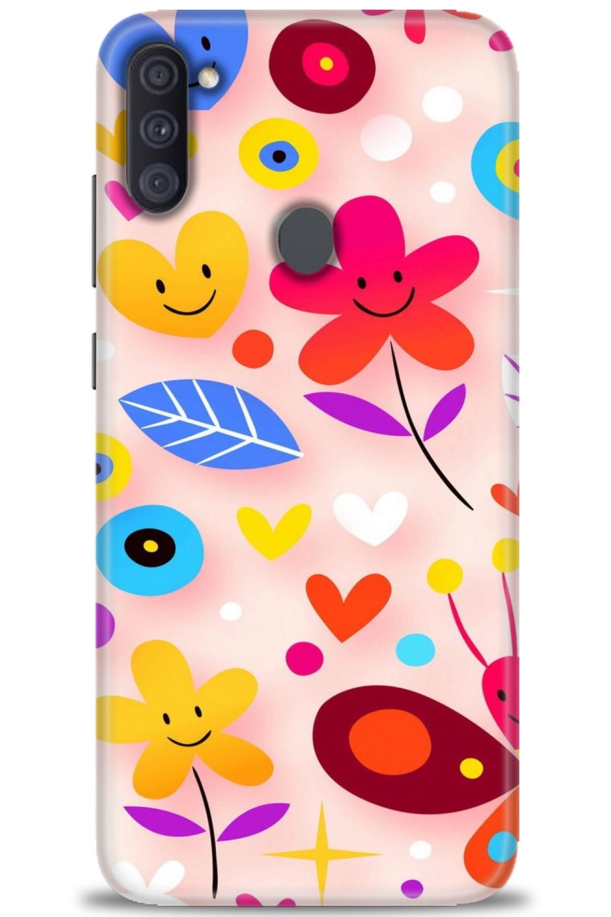 CooperTech Samsung Galaxy A11 İle Uyumlu HD Baskılı Desenli Silikon Kılıf - 819
