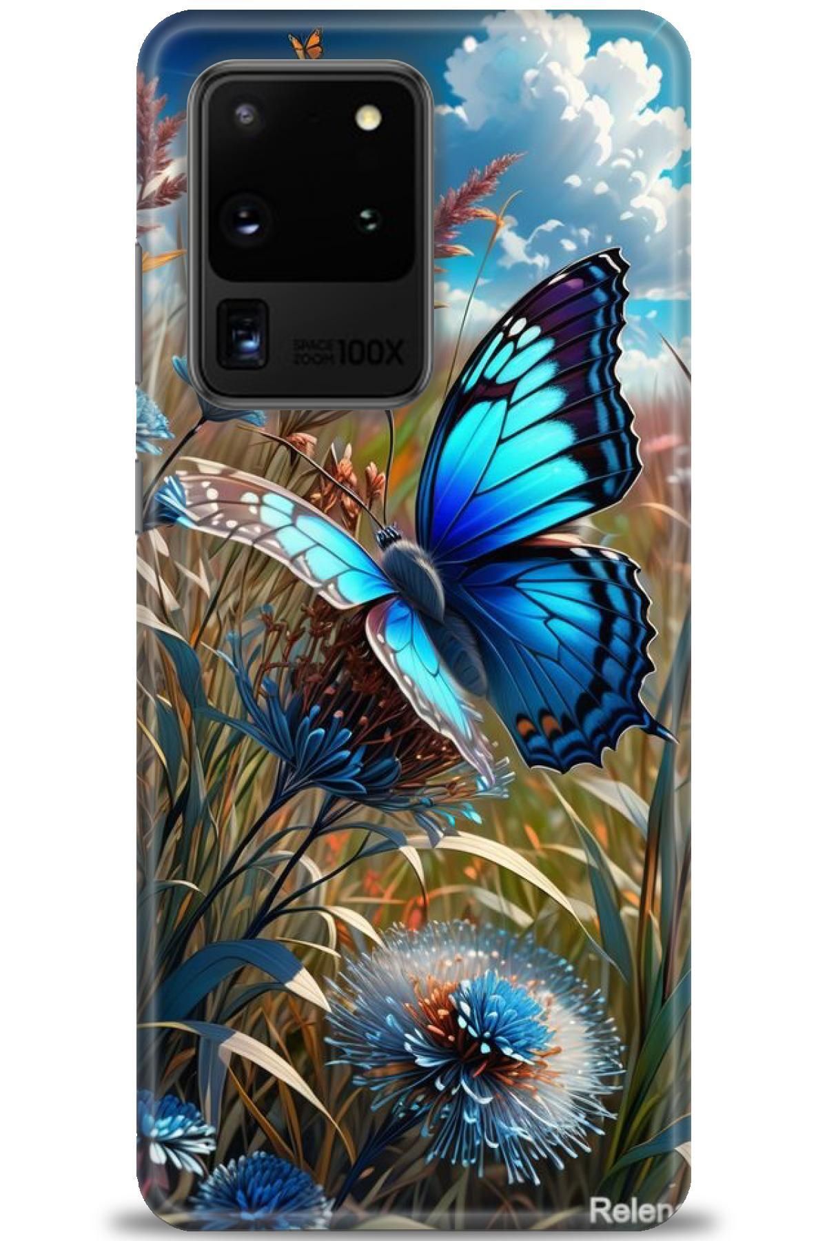 CooperTech Samsung Galaxy S20 Ultra İle Uyumlu HD Baskılı Desenli Silikon Kılıf - 611