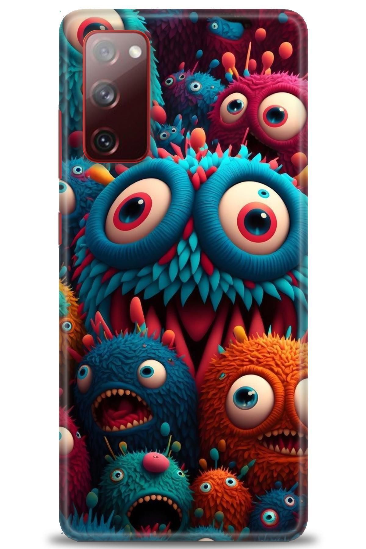 CooperTech Samsung Galaxy S20 FE İle Uyumlu HD Baskılı Desenli Silikon Kılıf - 90