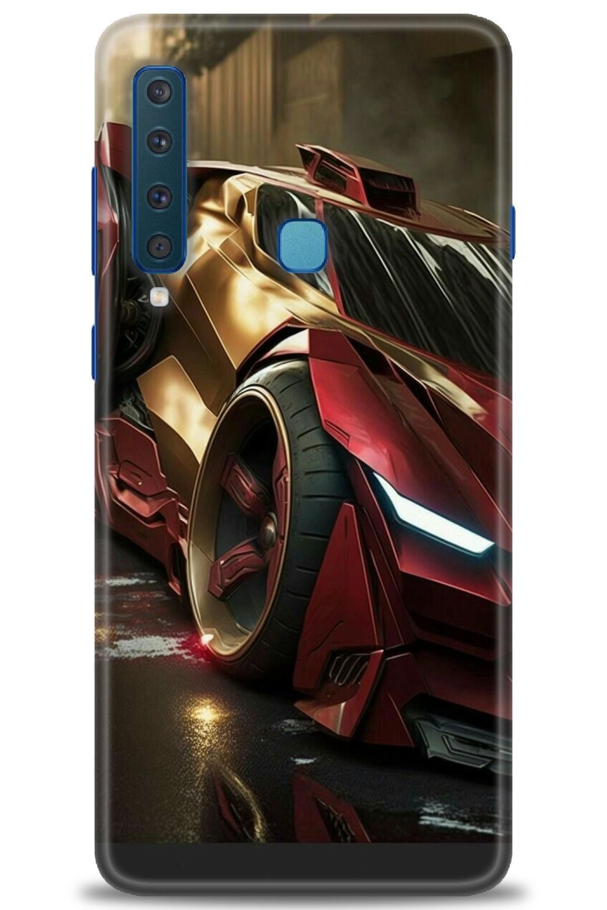 CooperTech Samsung Galaxy A9 2018 İle Uyumlu HD Baskılı Desenli Silikon Kılıf - 855