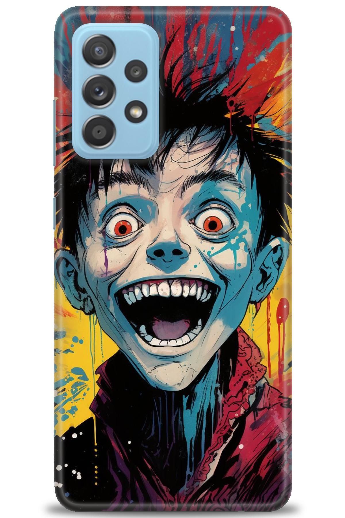 CooperTech Samsung Galaxy A52 İle Uyumlu HD Baskılı Desenli Silikon Kılıf - 567