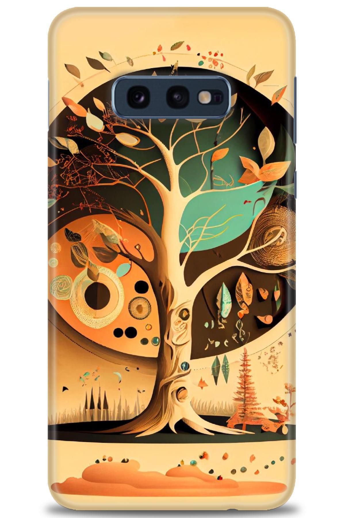 CooperTech Samsung Galaxy S10E İle Uyumlu HD Baskılı Desenli Silikon Kılıf - 882