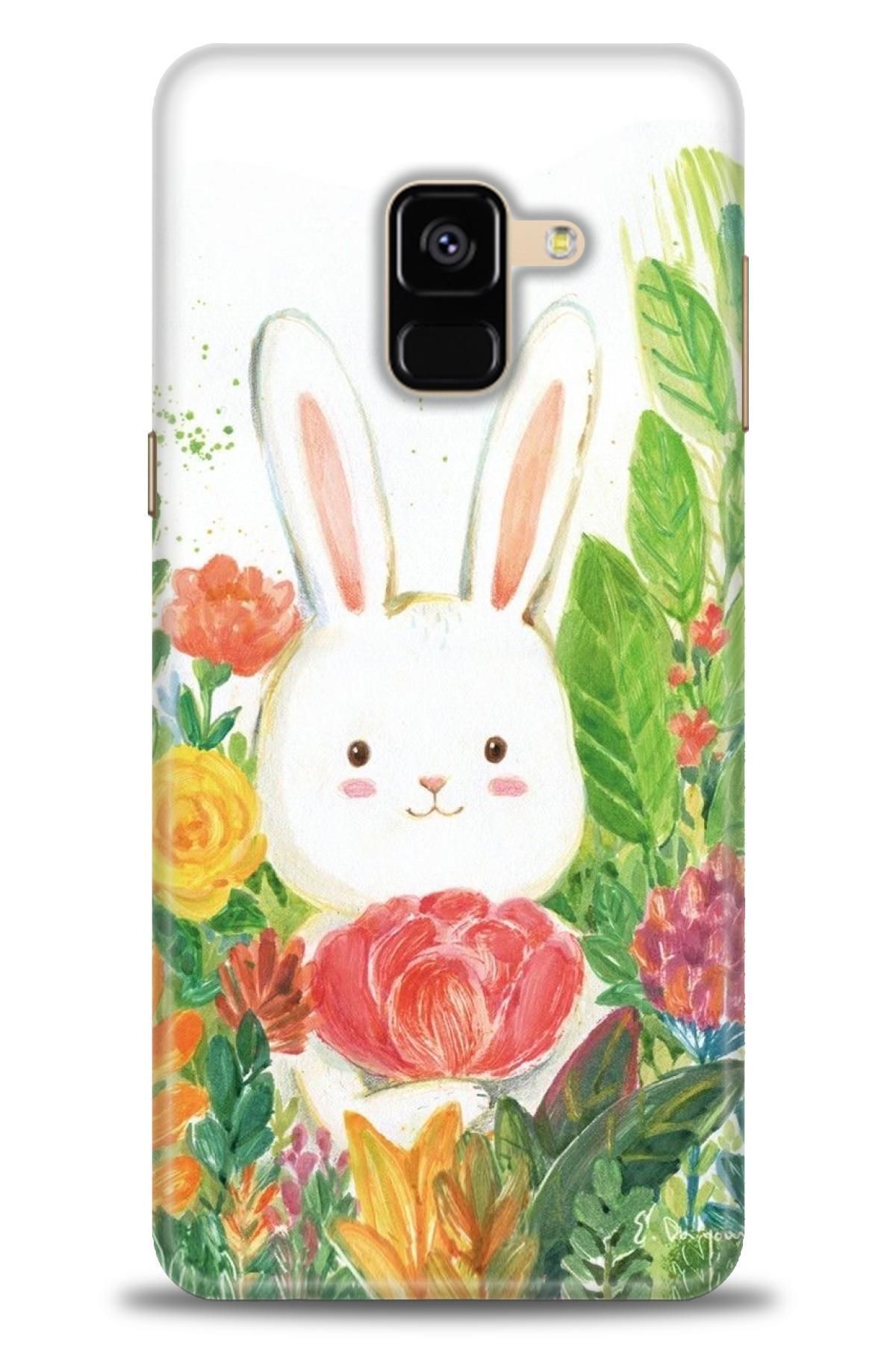CooperTech Samsung Galaxy A8 2018 İle Uyumlu HD Baskılı Desenli Silikon Kılıf - 170