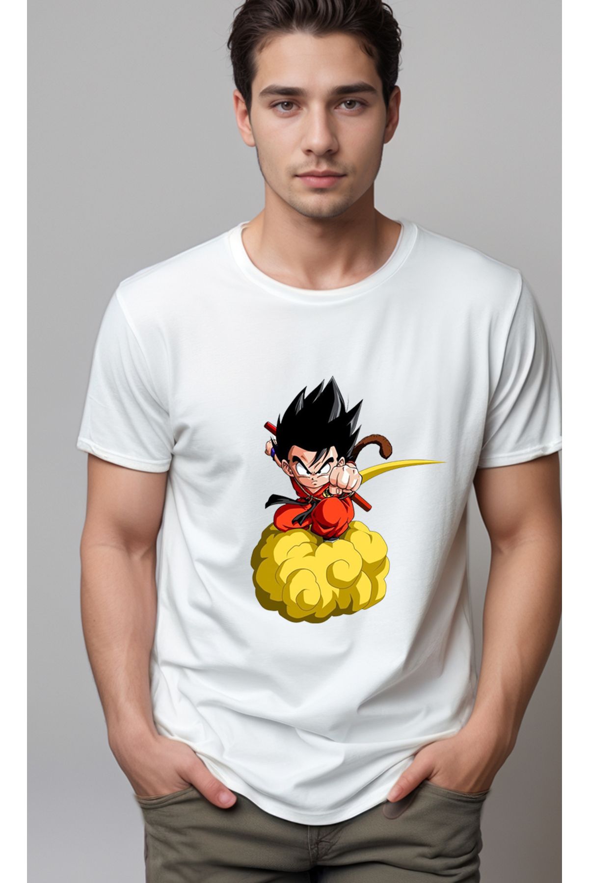 petite pati Dragon Ball Goku Baskılı Unisex Tshirt
