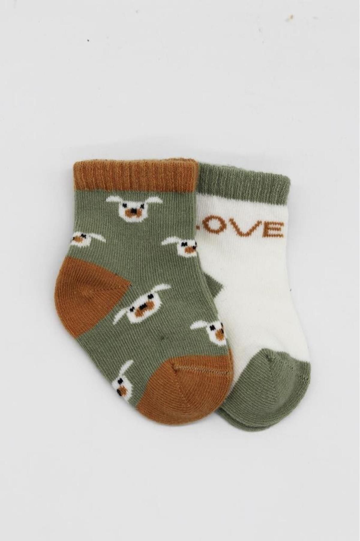 NW NessiWorld Nessiworld Bistyle Love Dog Penye Soket Çorap 2'Li BS10118 Nil