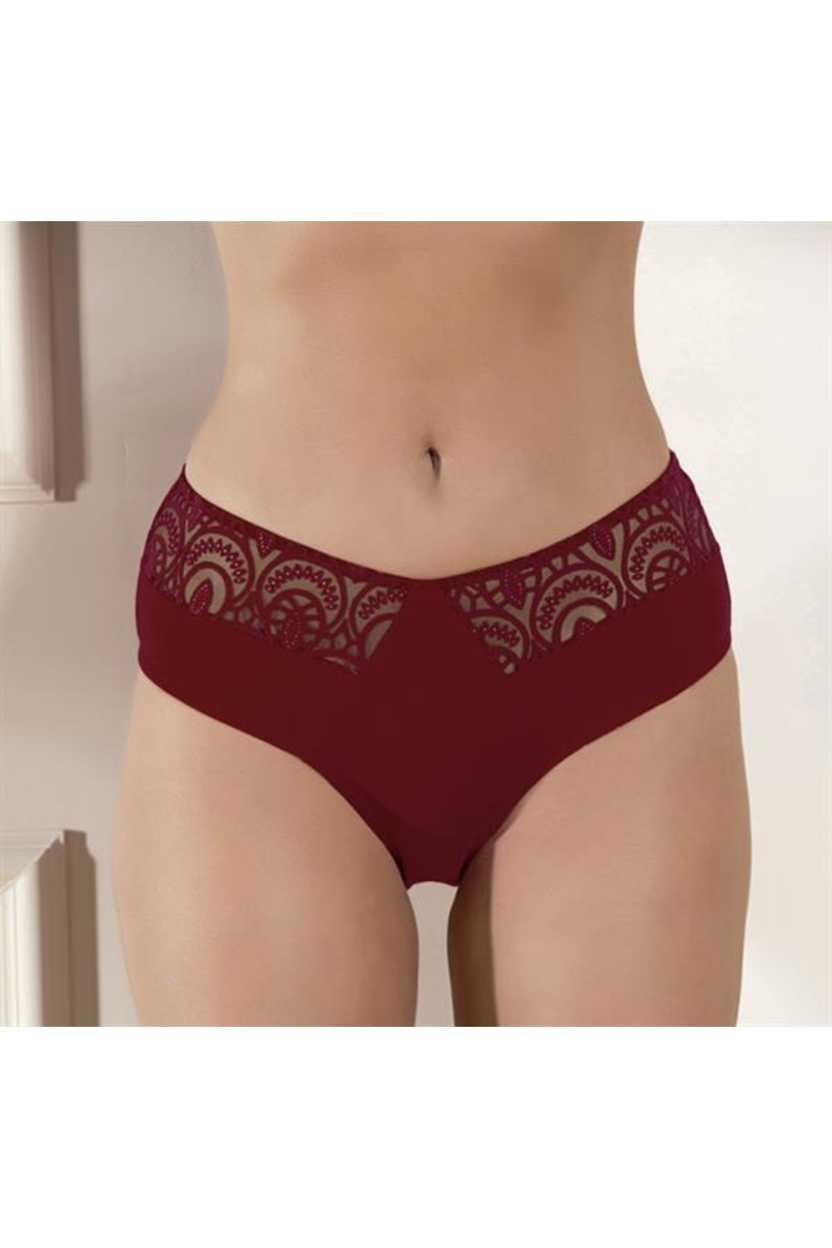 Moda Şahsenem Slip Külot Bordo (brf21821)