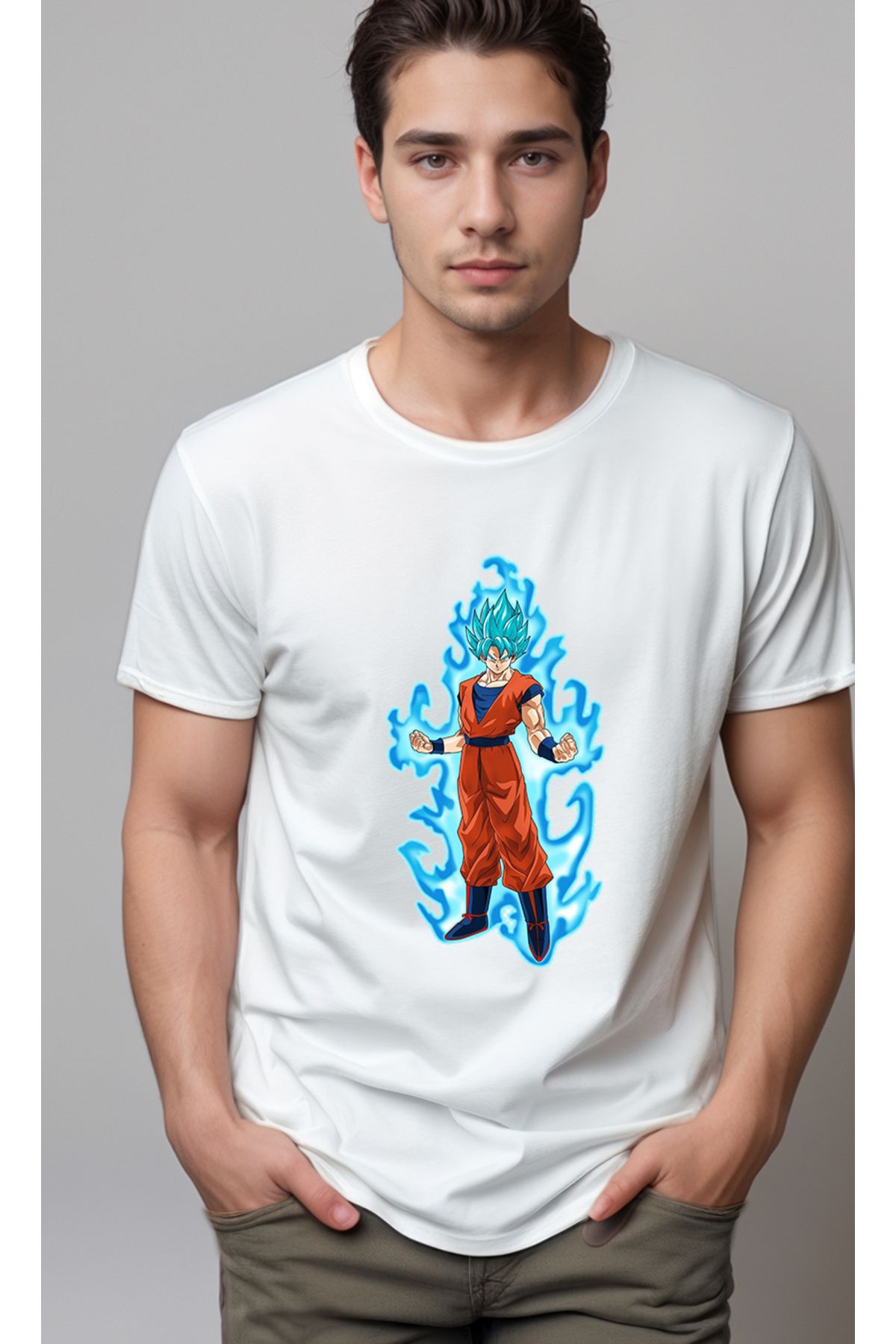 petite pati Dragon Ball Goku Baskılı Unisex Tshirt