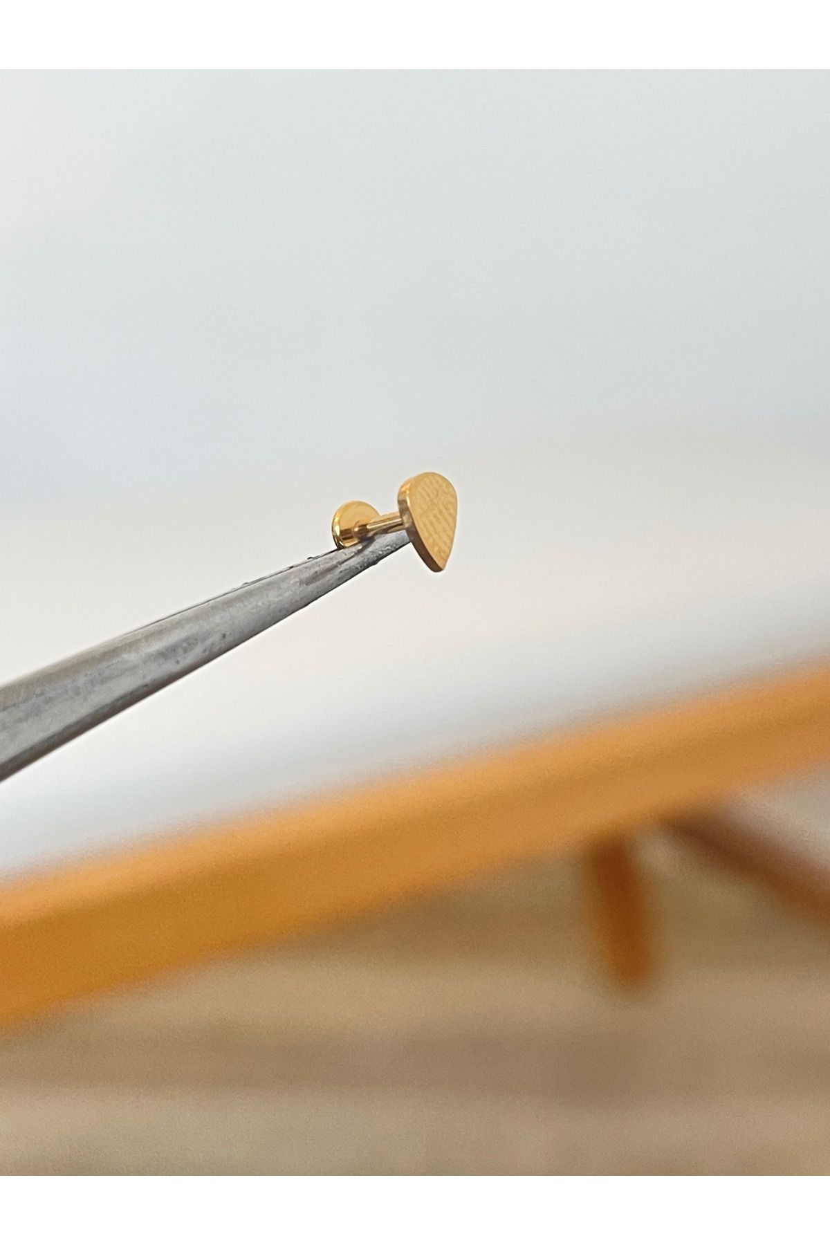 Rupen Kraft 316 L Cerrahi Çelik Damla Model Conch Kıkırdak Helix Dudak Tragus Piercingi