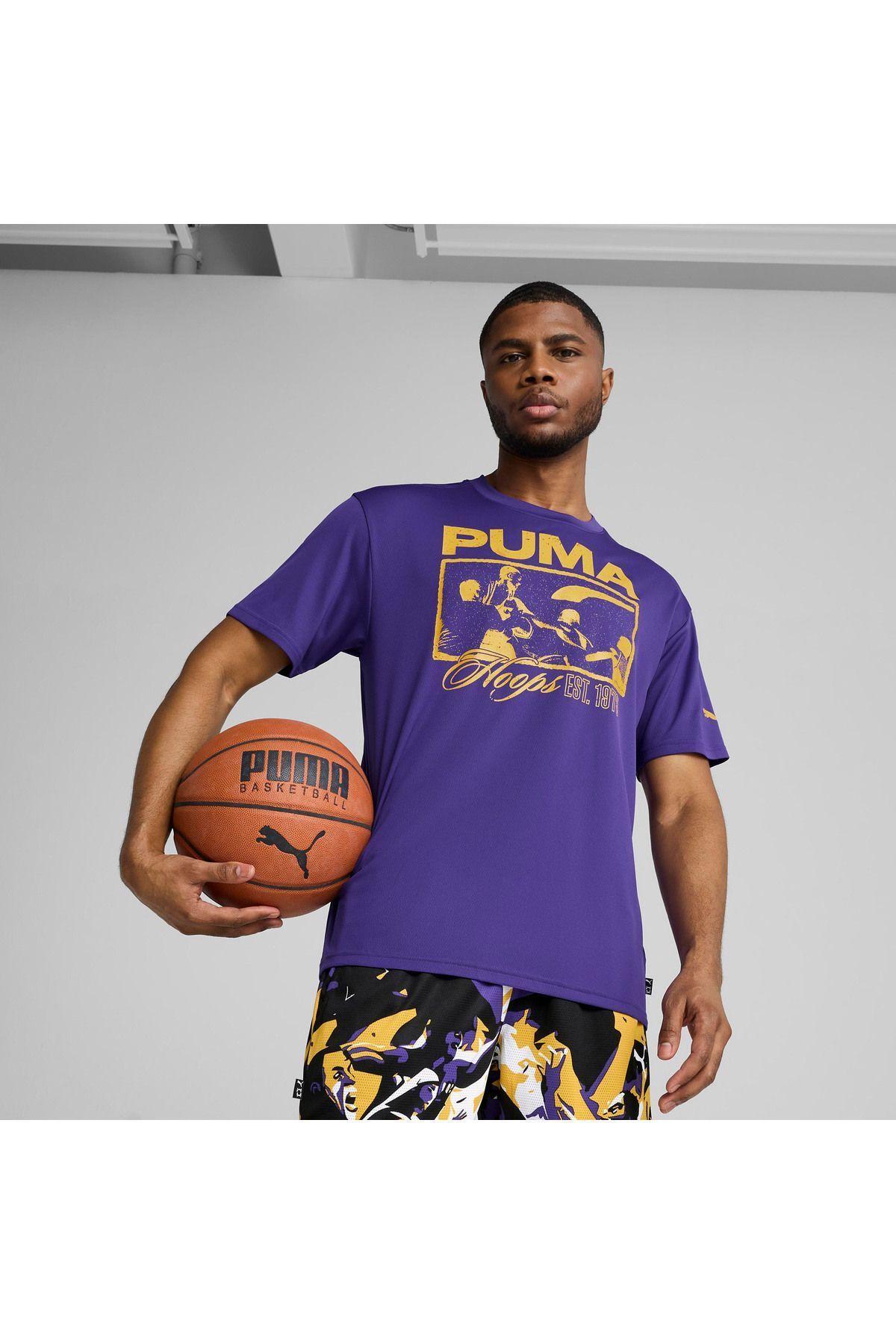 Puma 685441 03 Rival Rage Tee 1 Mor T-Shirt