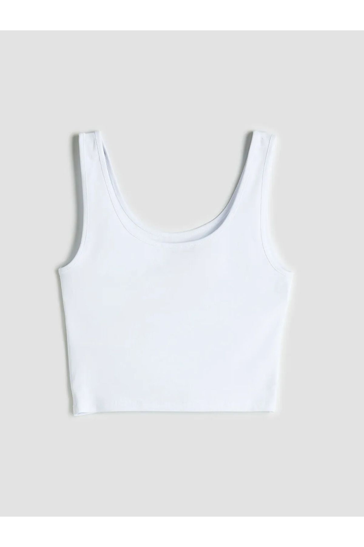LC Waikiki XSIDE Beyaz U Yaka Crop