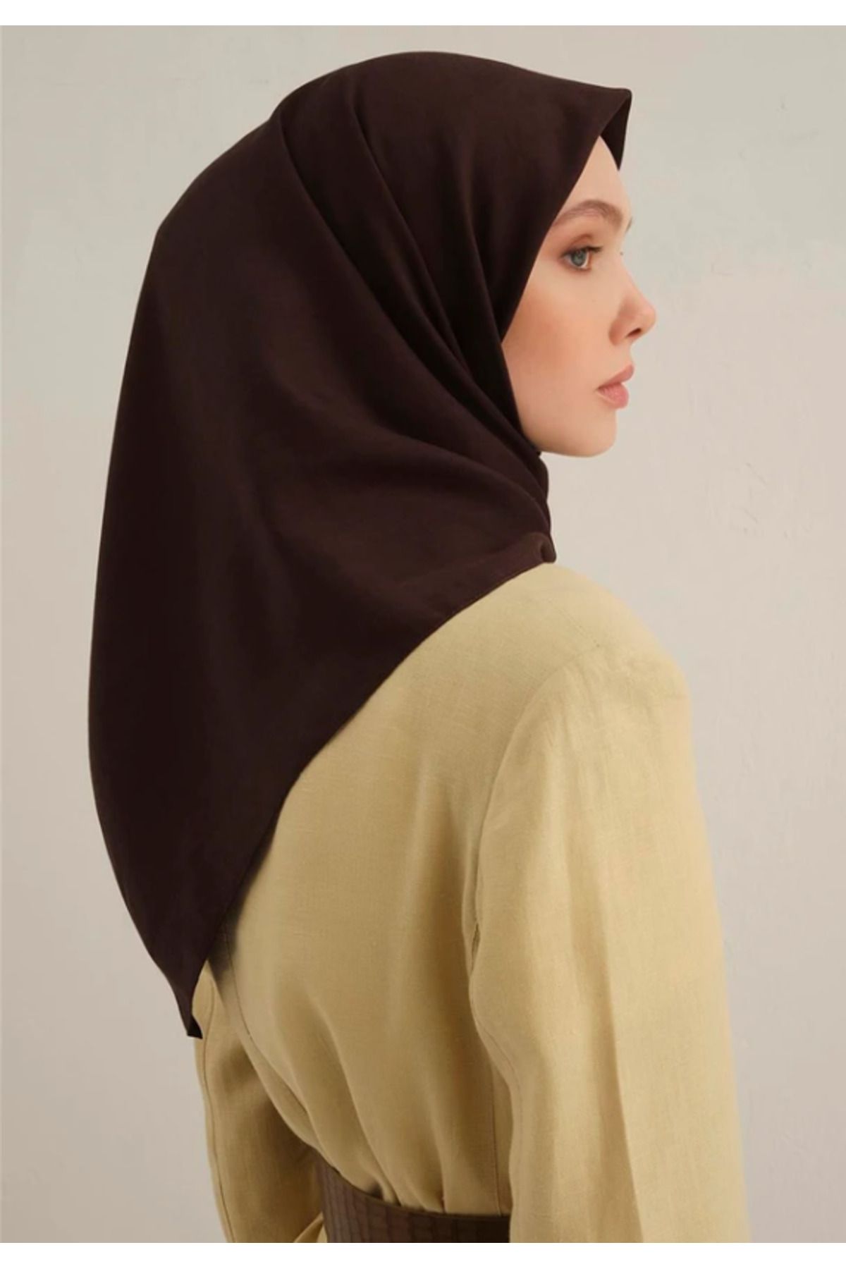 Armine B.Lyocell Eşarp 10 Kahverengi 47365