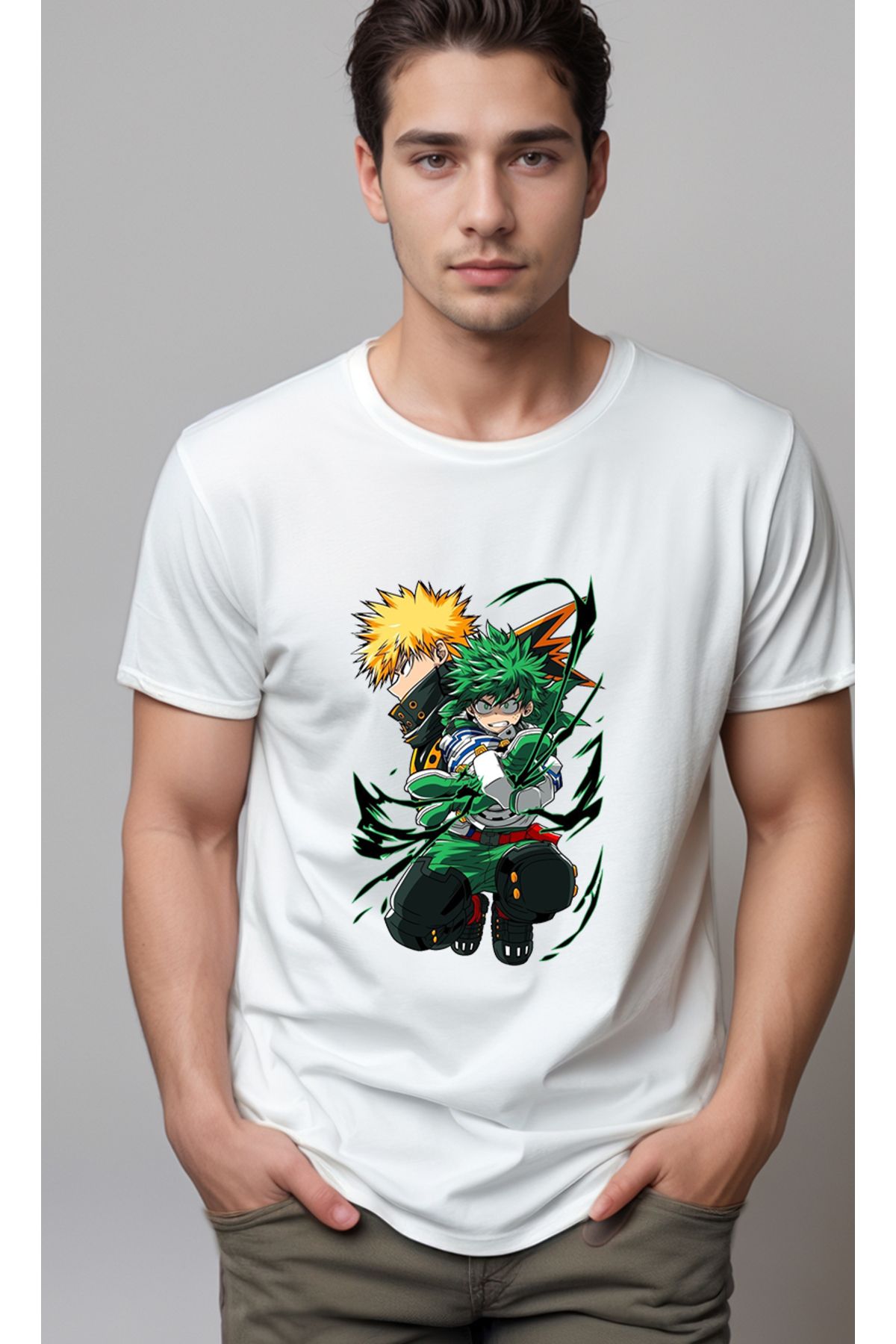 petite pati My Hero Academia Baskılı Unisex Tshirt