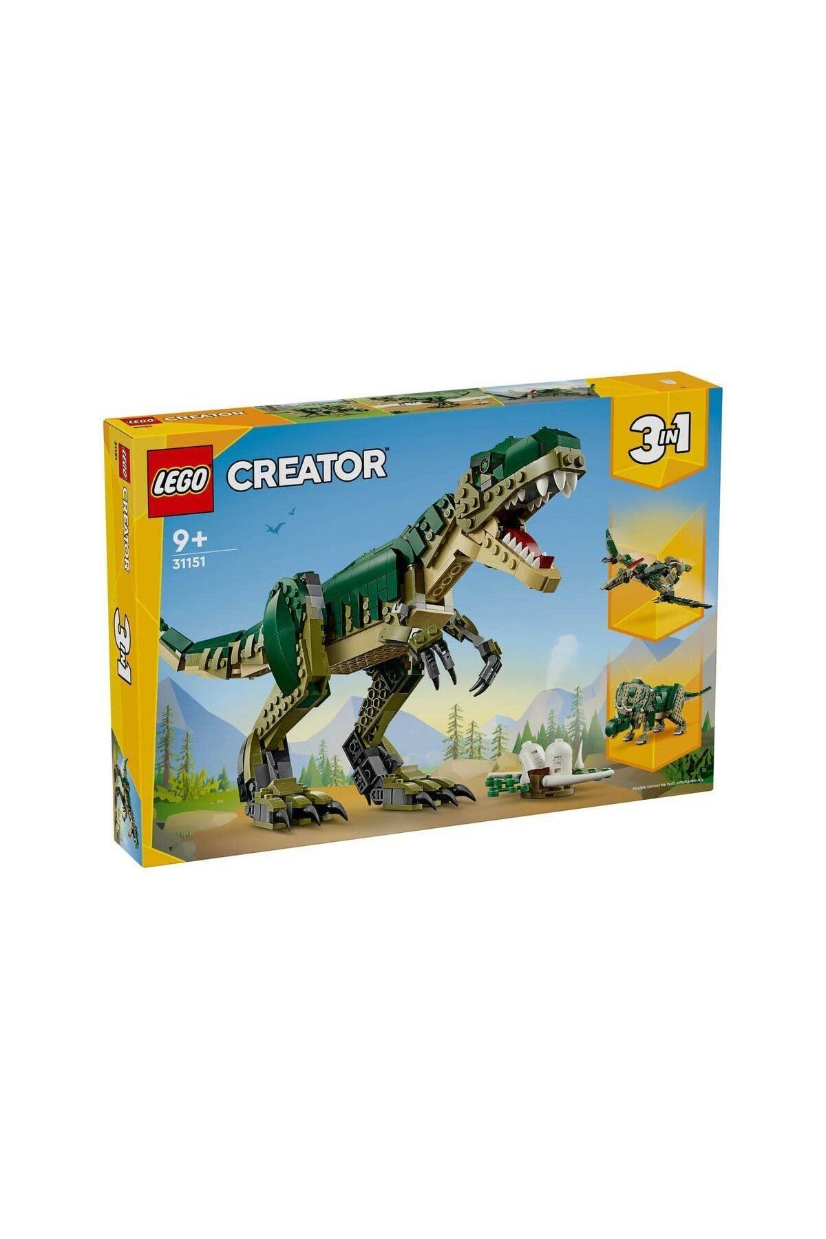 opencart Yeni Opencart 31151 Creator 3Ü1 Arada T. Rex 626 Parça +9 Yaş Kampanya!!!