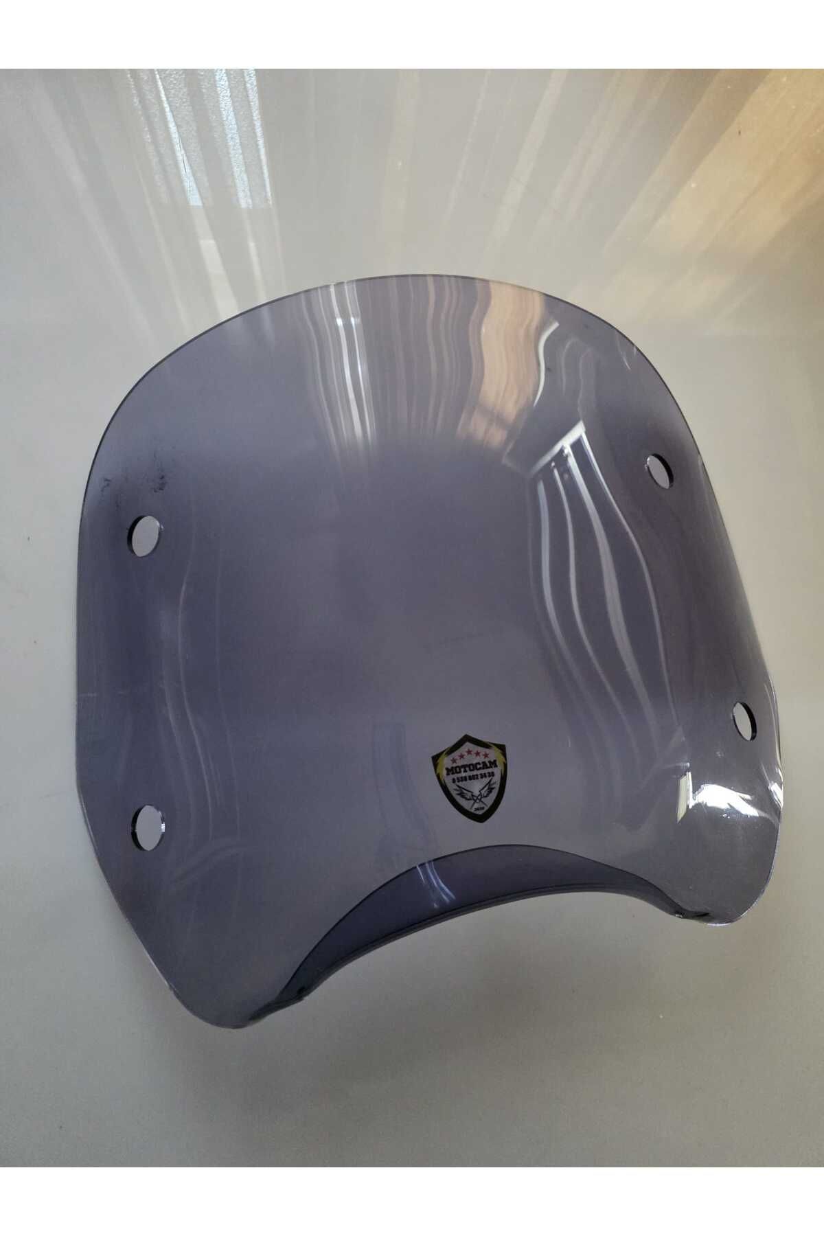 Piaggio Beverly 500 Ön Uzatma Camı 2001-2007 Model 34cm Füme Renkli 4mm APARATSIZDIR