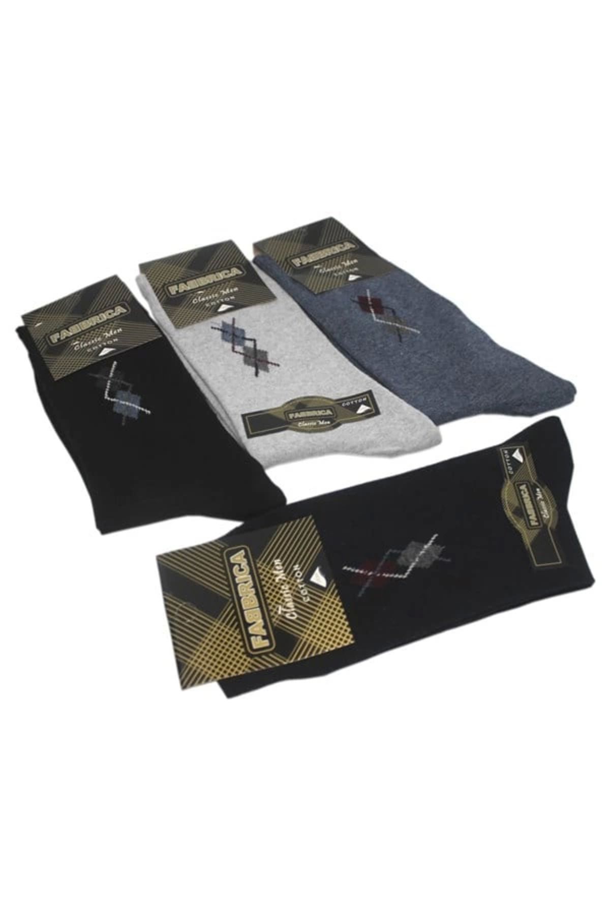 Moda Şahsenem Fabbrica Kışlık Yeni Üretim Likralı Uzun Erkek Soket Çorap