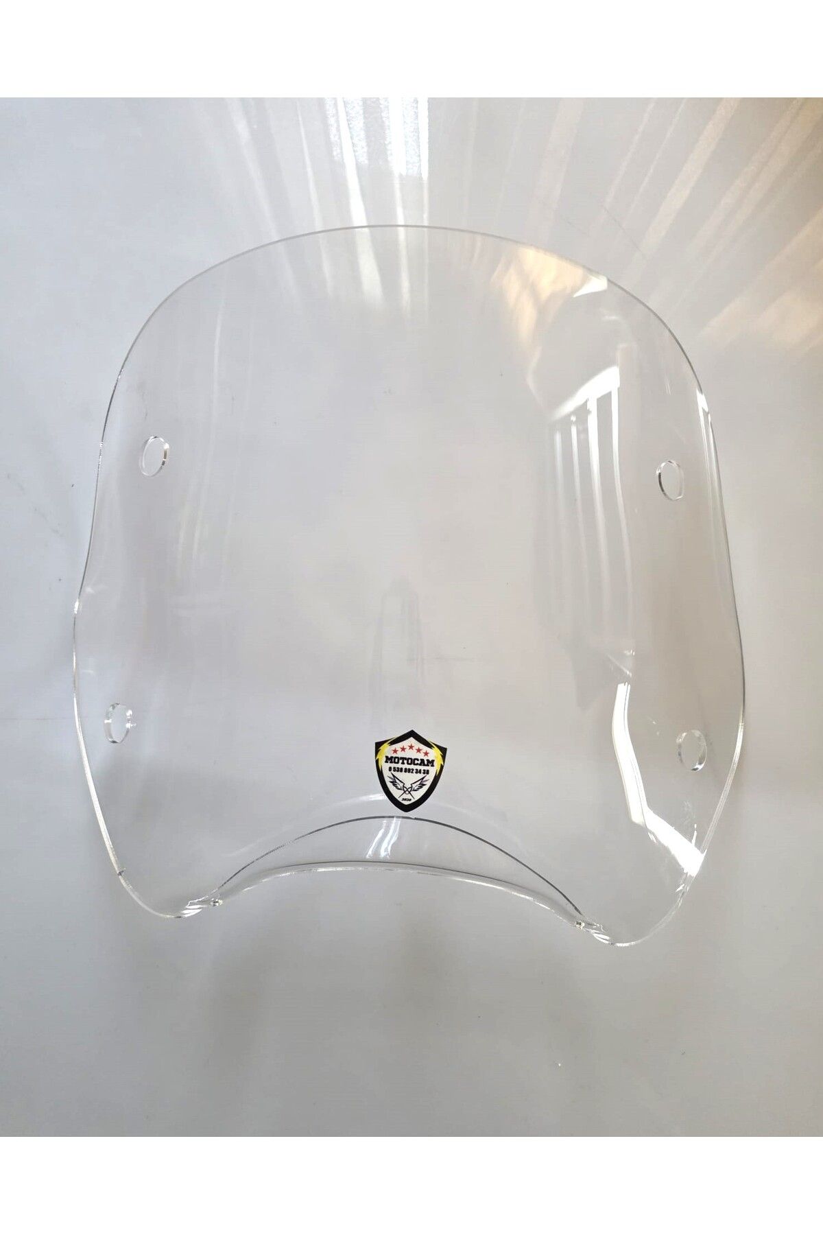 Piaggio Beverly 500 Ön Uzatma Camı 2001-2007 Model 34cm Şeffaf Renkli 4mm APARATSIZDIR