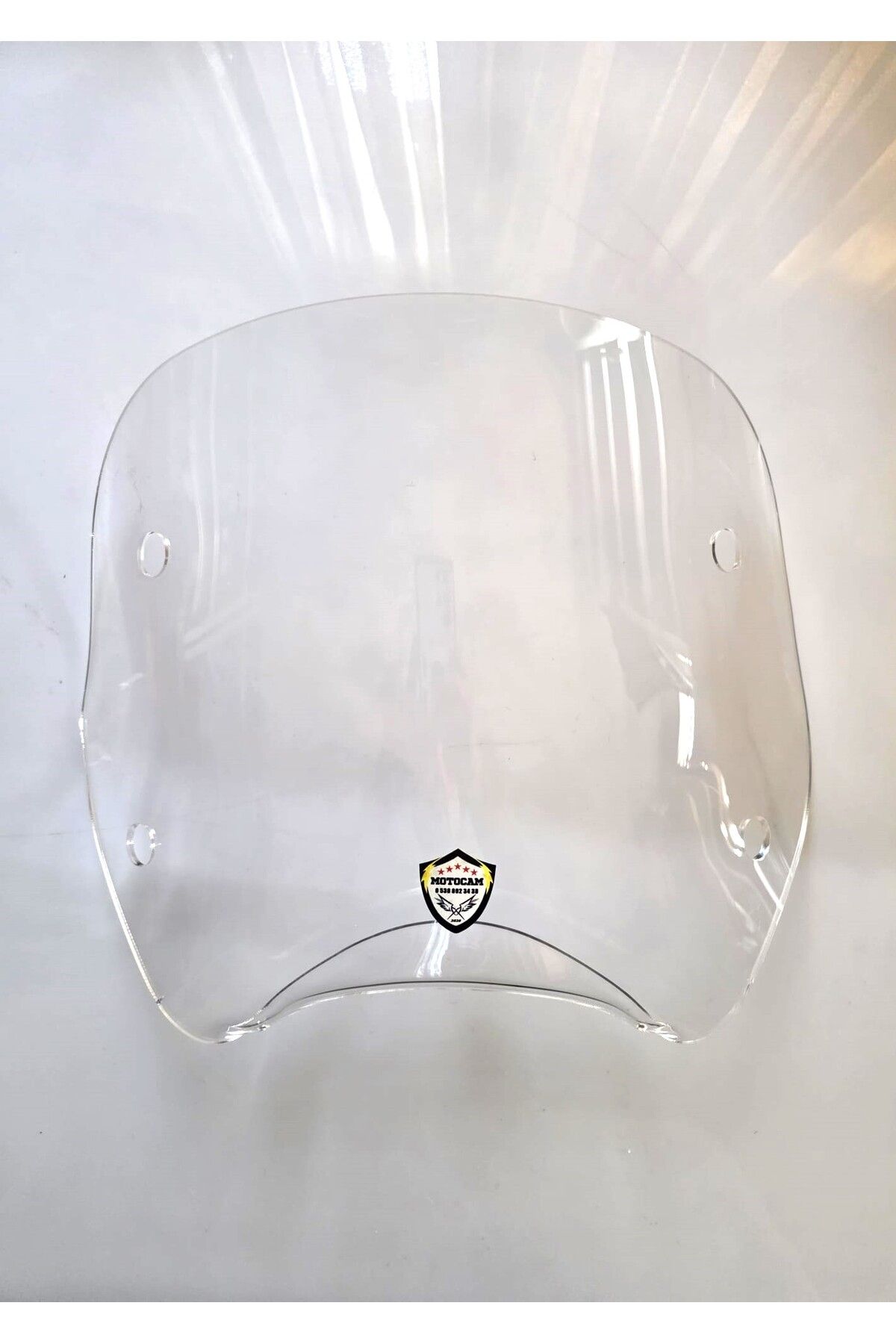 Piaggio Beverly 500 Ön Uzatma Camı 2001-2007 Model 34cm Şeffaf Renkli 4mm APARATSIZDIR