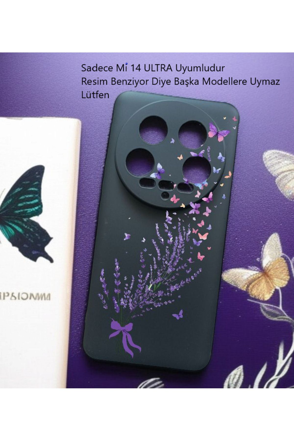 Kılıforyum Xiaomi 14 ULTRA Kılıf İçi Kadife Baskılı Kılıf