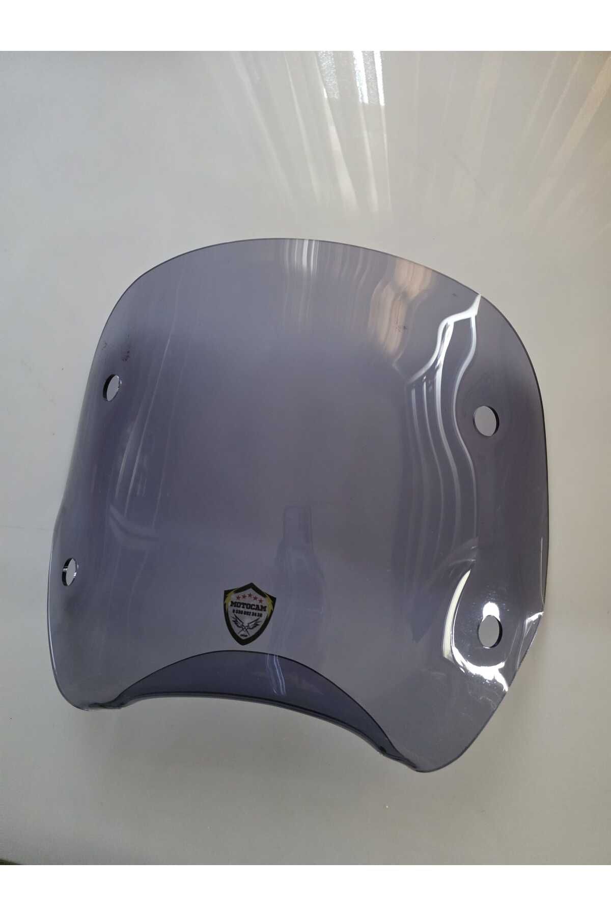 Piaggio Beverly 500 Ön Uzatma Camı 2001-2007 Model 34cm Füme Renkli 4mm APARATSIZDIR