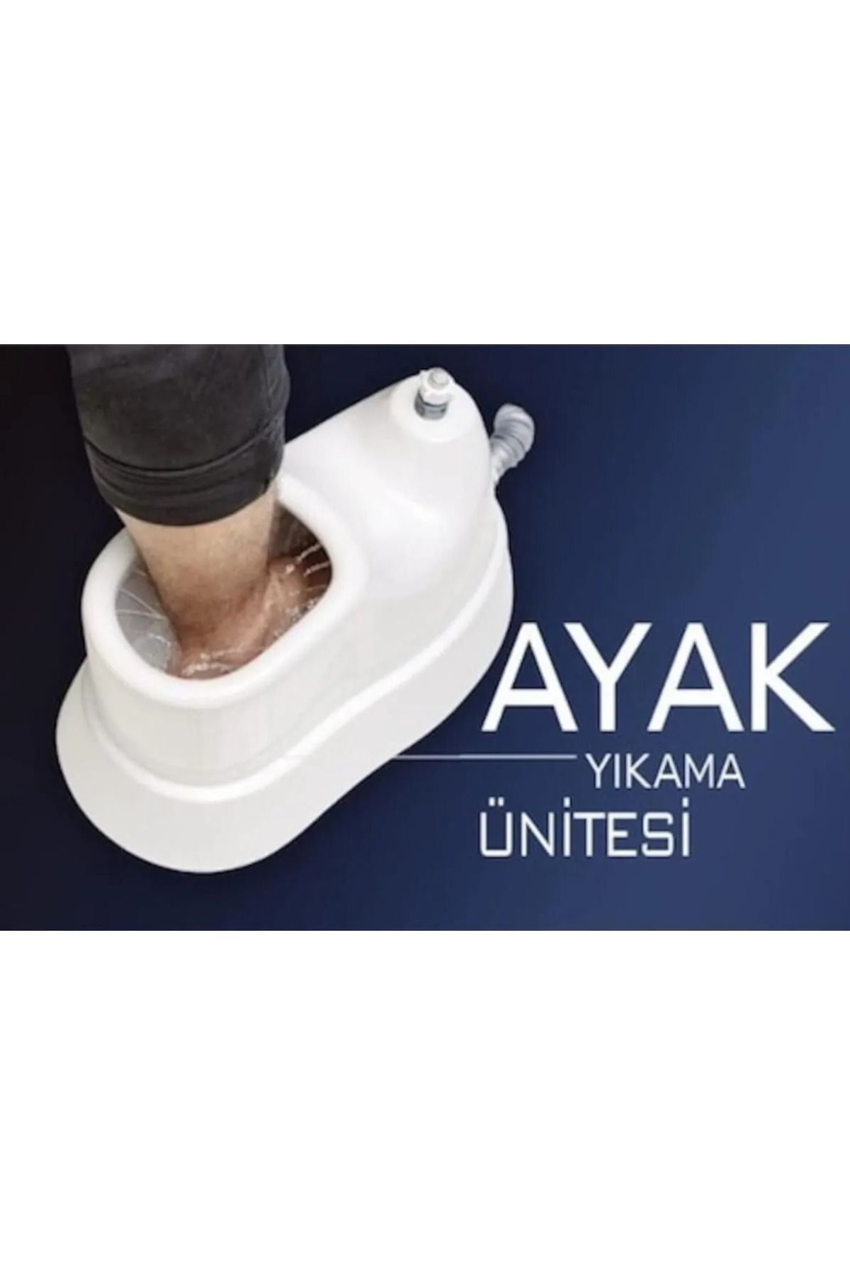 QuarVit İdevit Ayak Yıkama Abdest Alma Ünitesi Porselen Seramik