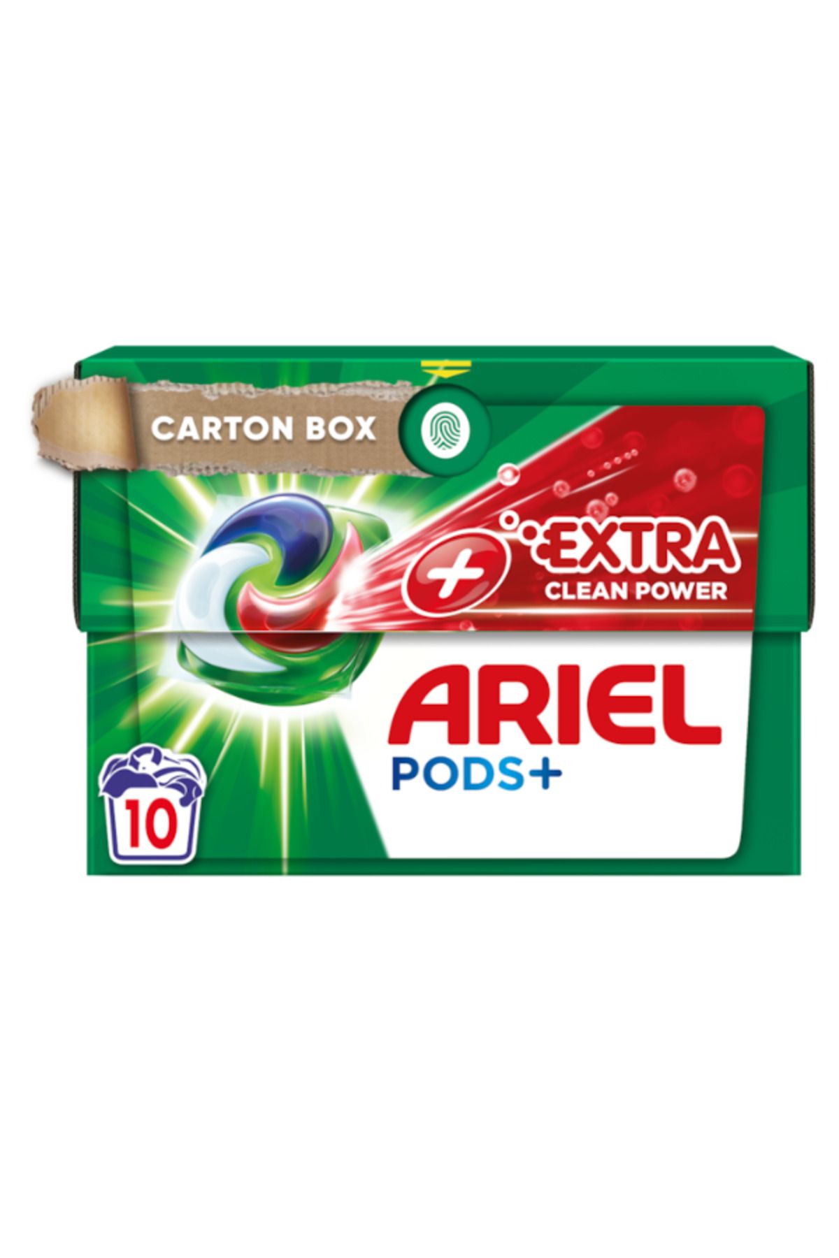 Ariel Detergent De Rufe Capsule Ariel Pods+ Extra Clean Power, 10 Spalari - One Size