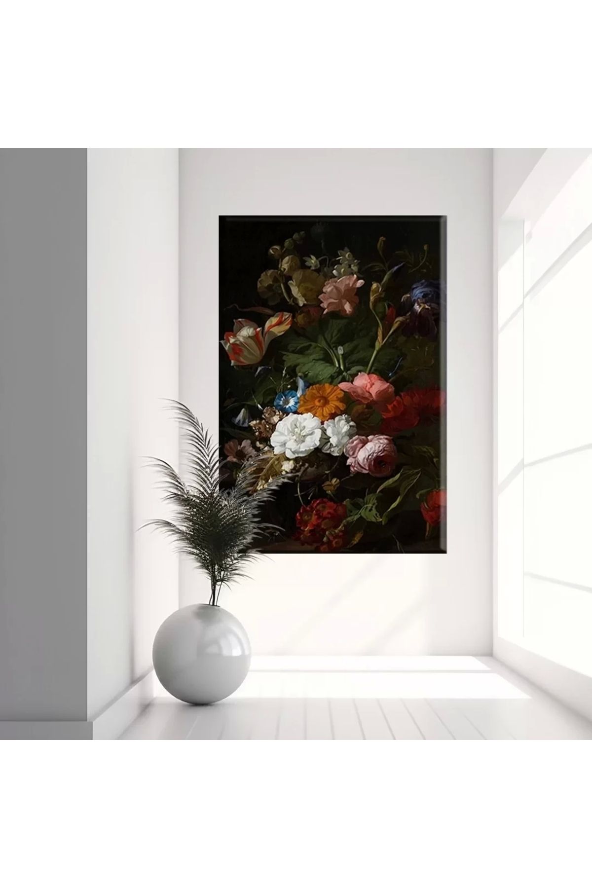 VOGLOO Gece Florası Kanvas Tablo