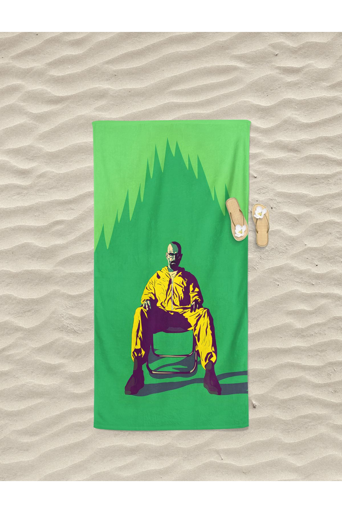 Home Breaking Bad Desenli Dijital Baskılı Genç Çocuk Baskılı Plaj Banyo Havlusu