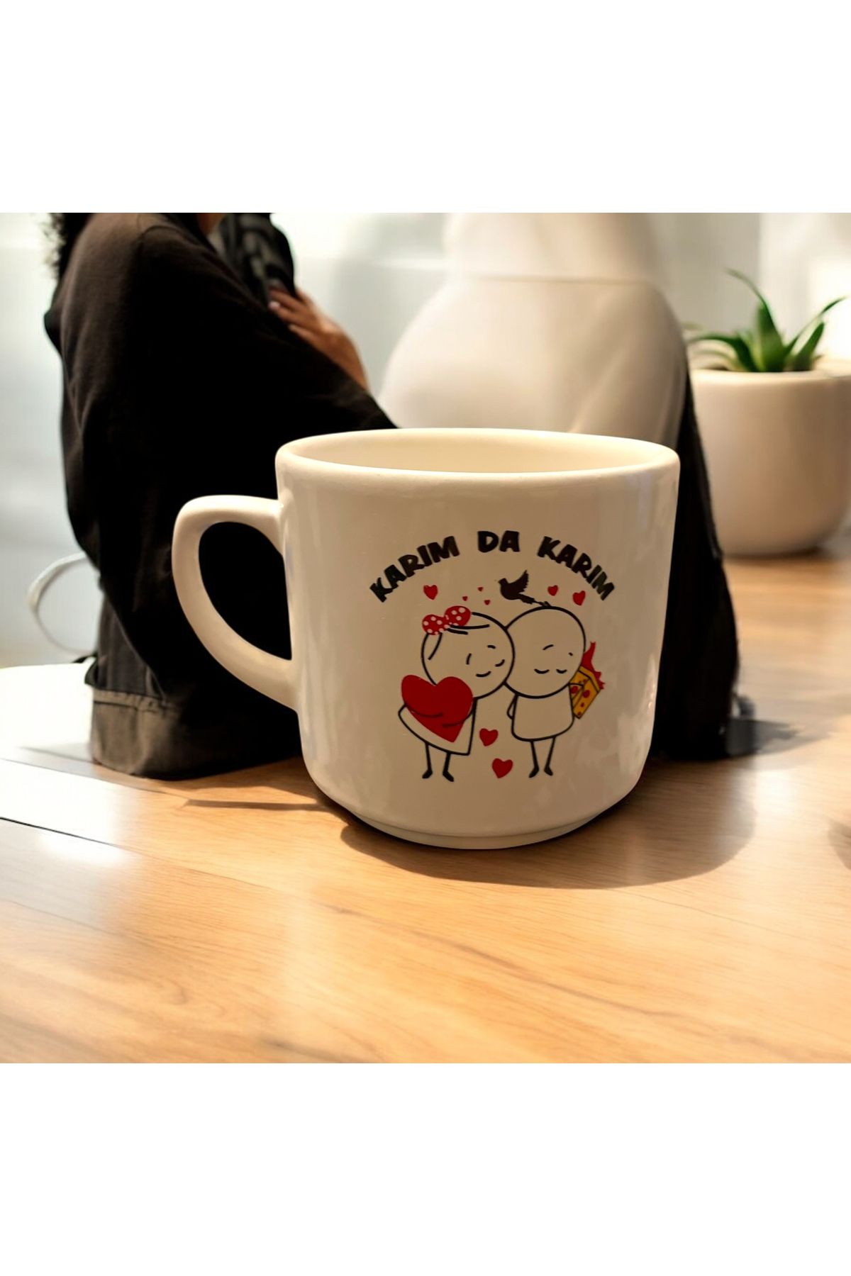 Giftorium Group Karım Da Karım Yazılı Kupa Bardak Mug 200 Ml