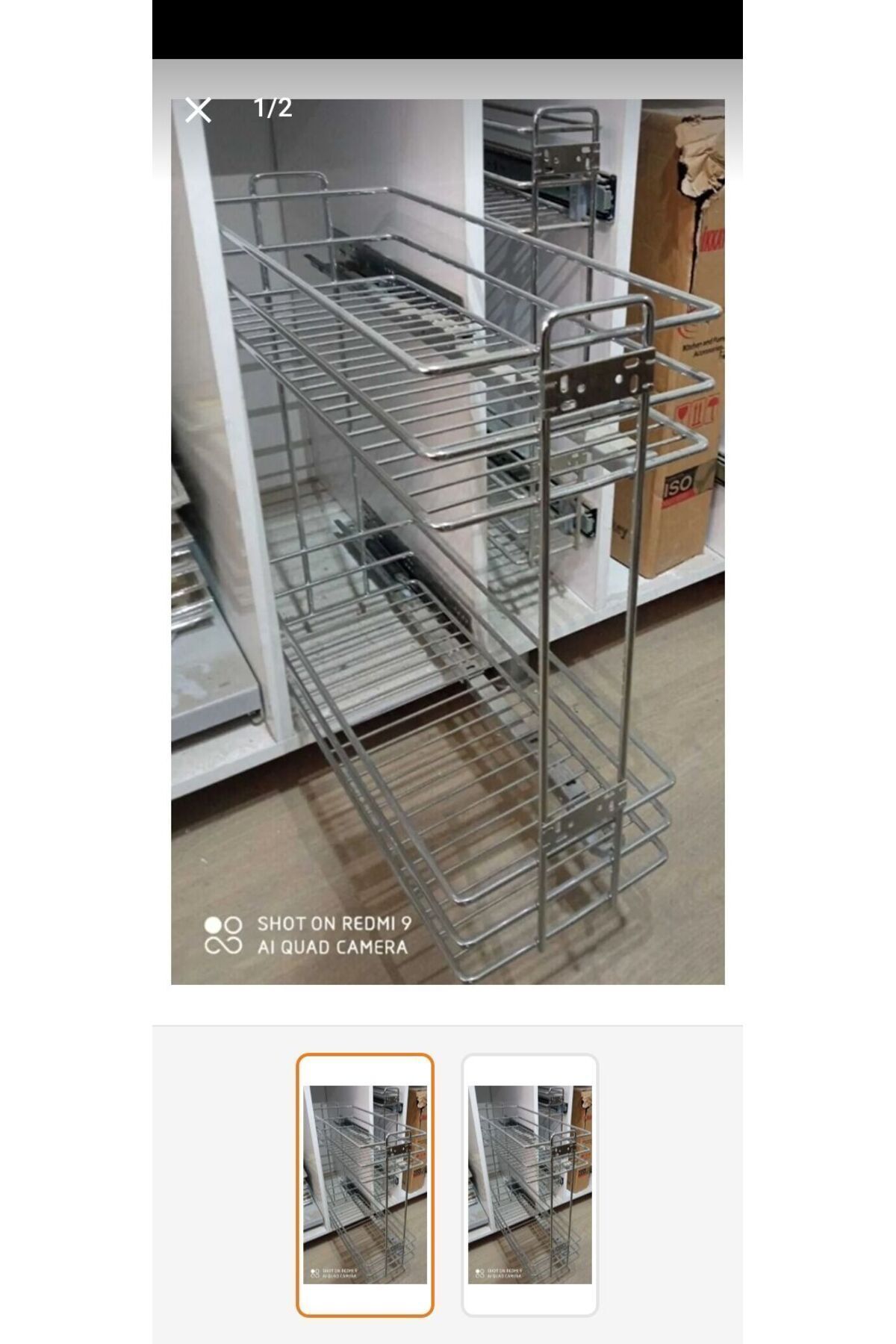 kayakulp 20cm Yandan Teleskopik Raylı Şişelik Ve Deterjanlık 25'lik Modüle Göre 20x45x48