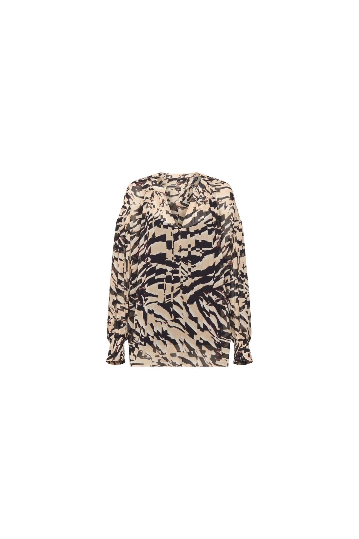 Esprit-Langarmbluse für Damen in nude 3