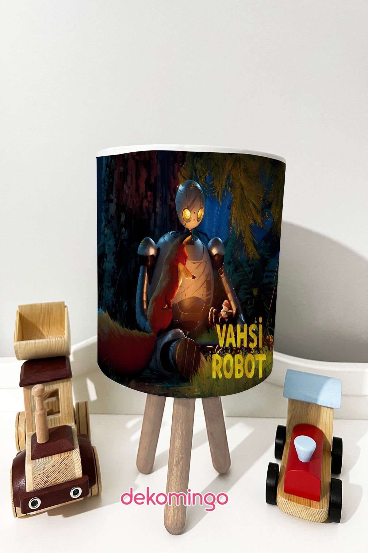 teknotrust VAHŞİ ROBOT BEBEK VE ÇODUK ODASI ABAJUR