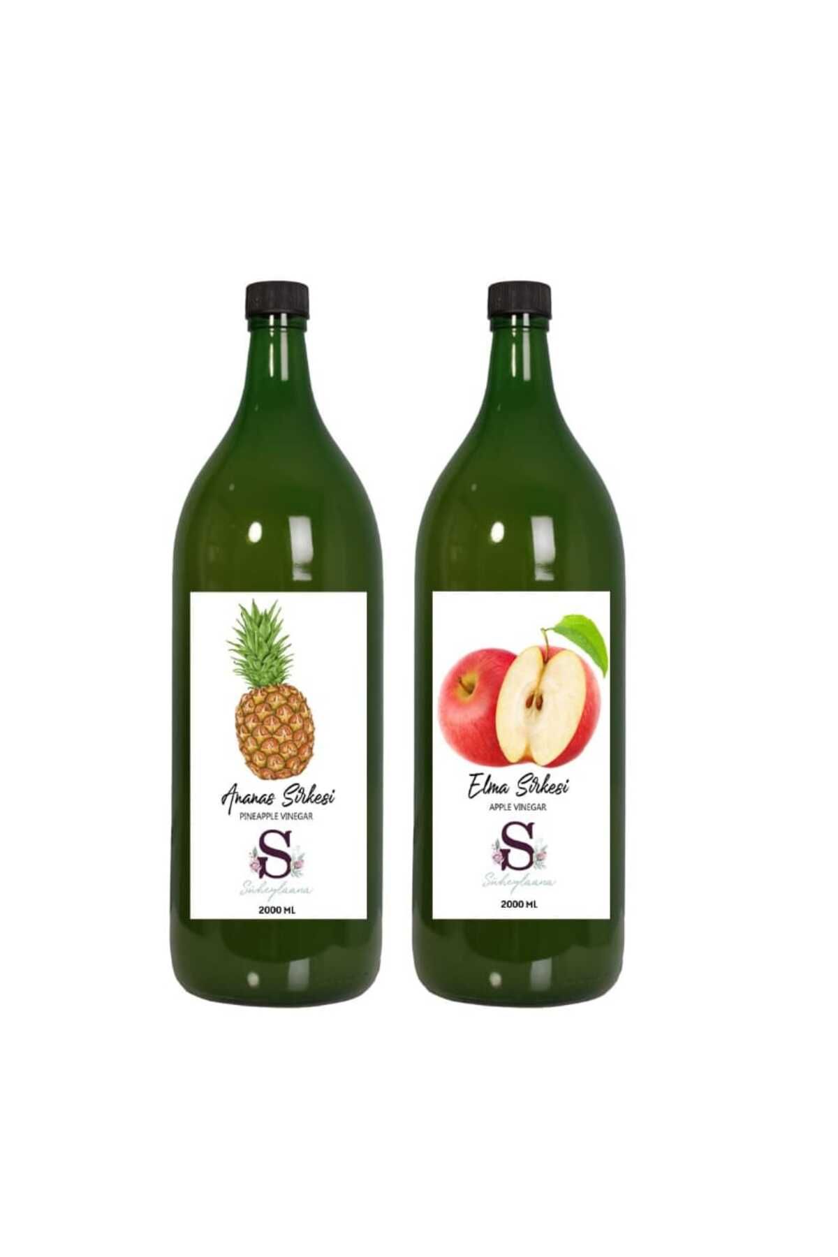 Süheylaana Doğal Ananas Sirkesi 2000 Ml - Doğal Elma Sirkesi 2000 Ml
