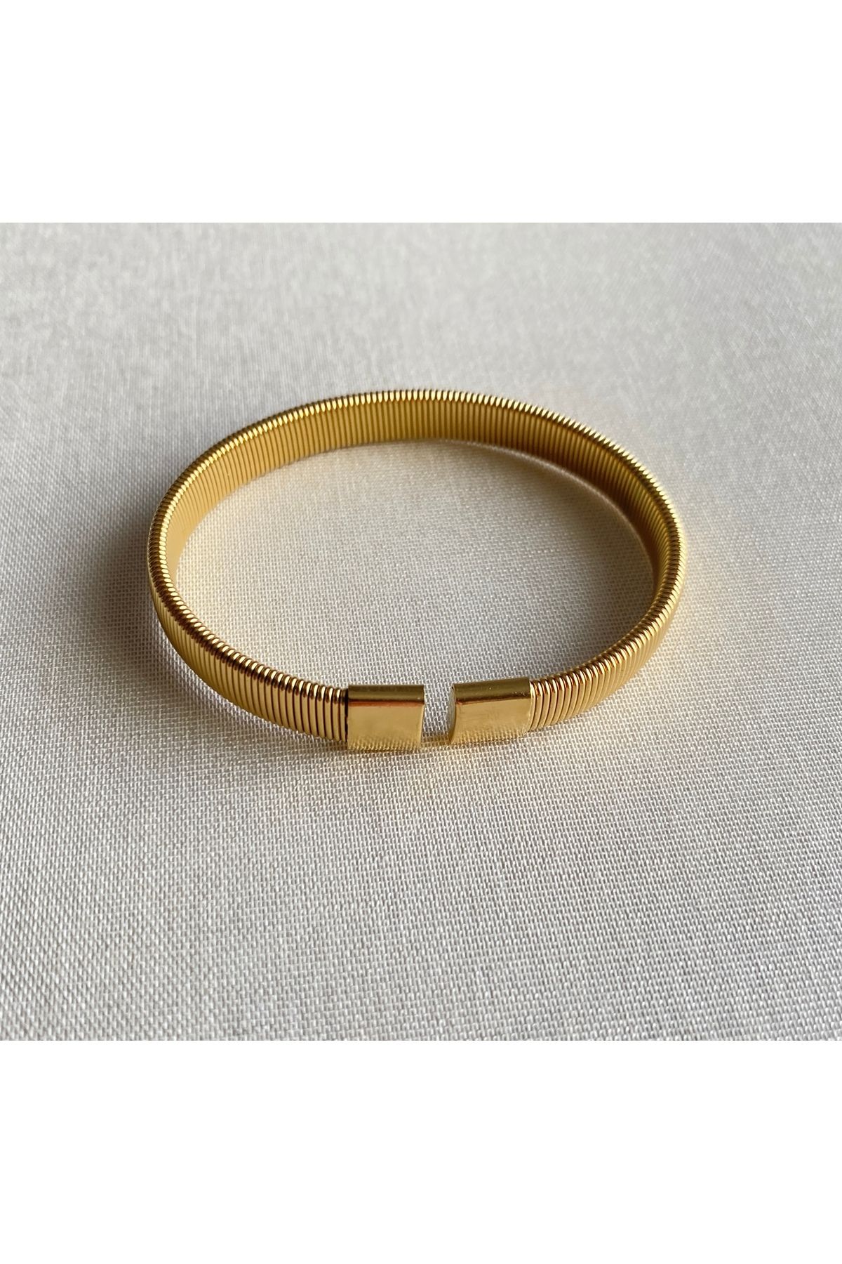 FIERA JEWELRY Ayarlanabilir Paslanmaz Çelik Gold Kadın Bileklik
