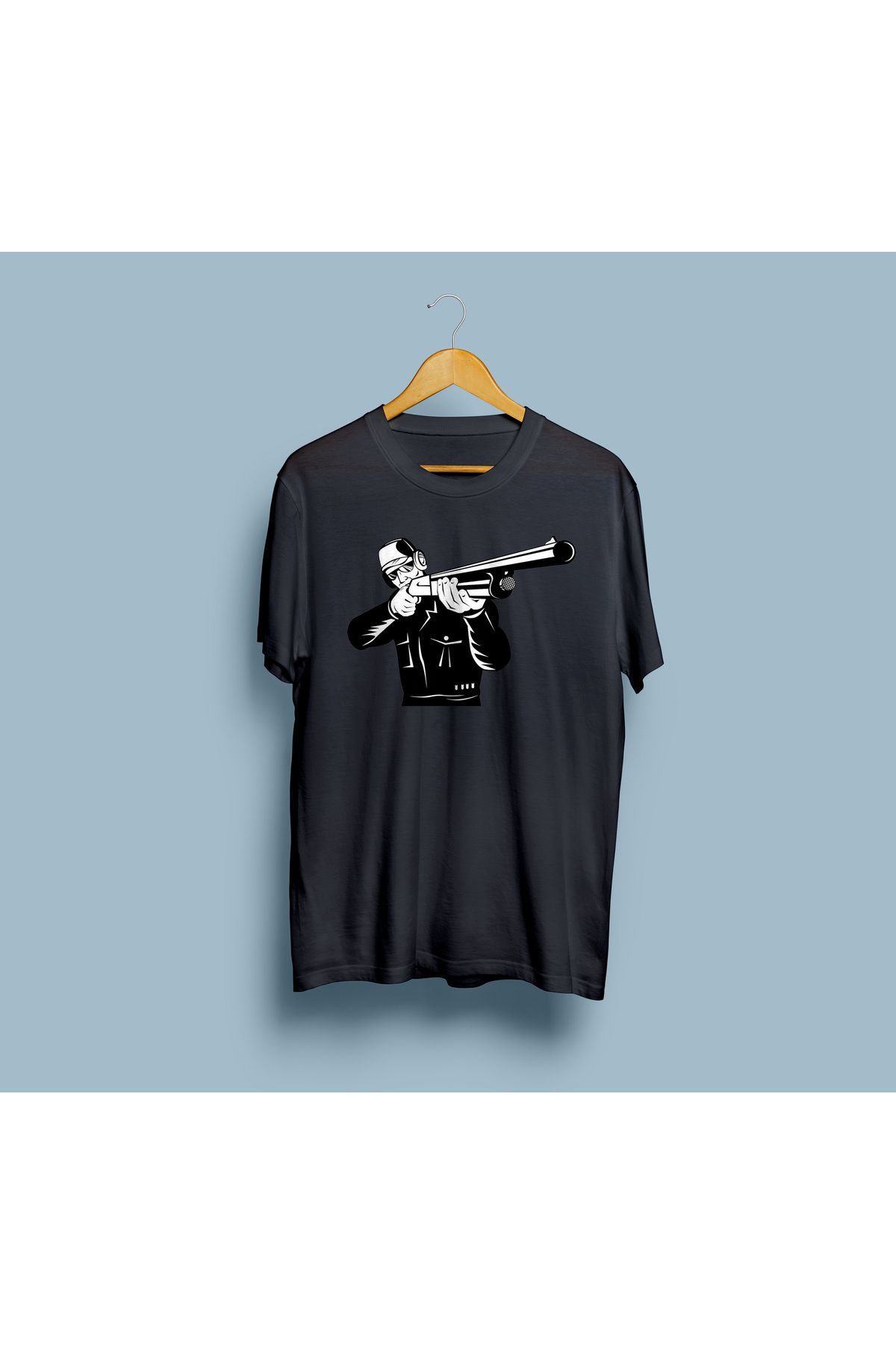 bahriyeli.jpeg Oversize Avcı Tüfek Tasarım Unisex T-shirt