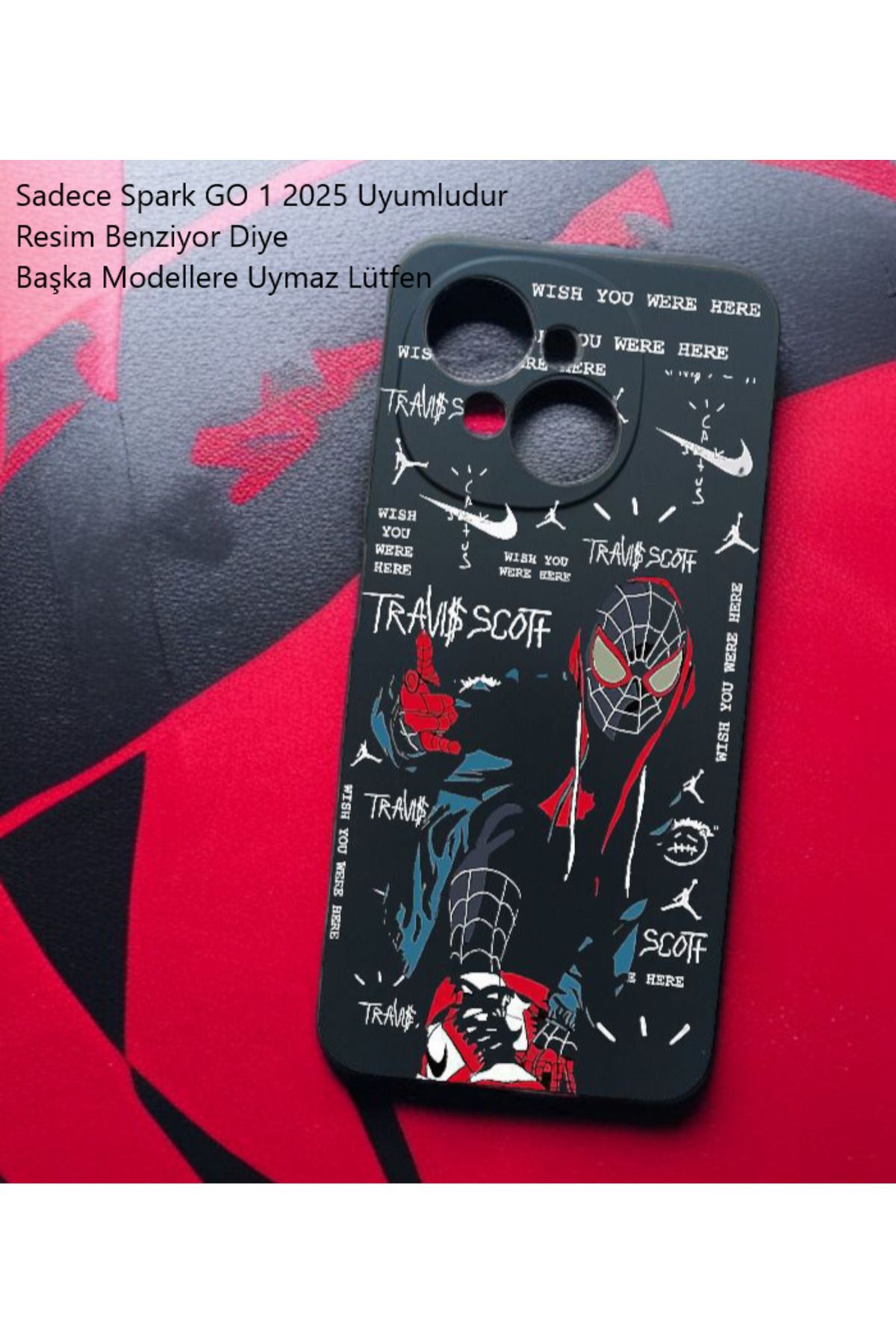 Kılıforyum Tecno Spark Go 1 2025 Uyumlu Kılıf İçi Kadife Baskılı Kılıf