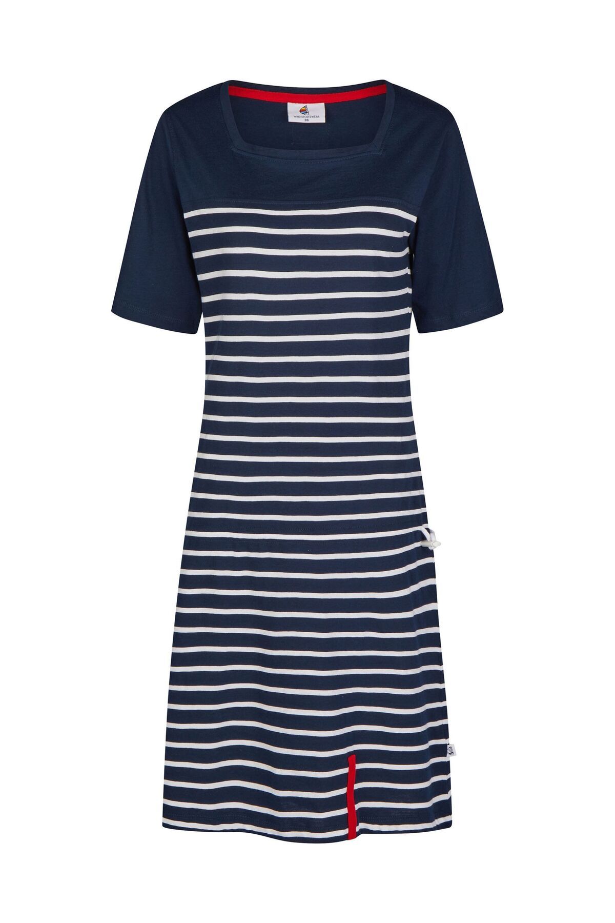 wind sportswear-Maritimes Strandkleid Gestreift, Knielang, Maritim 1