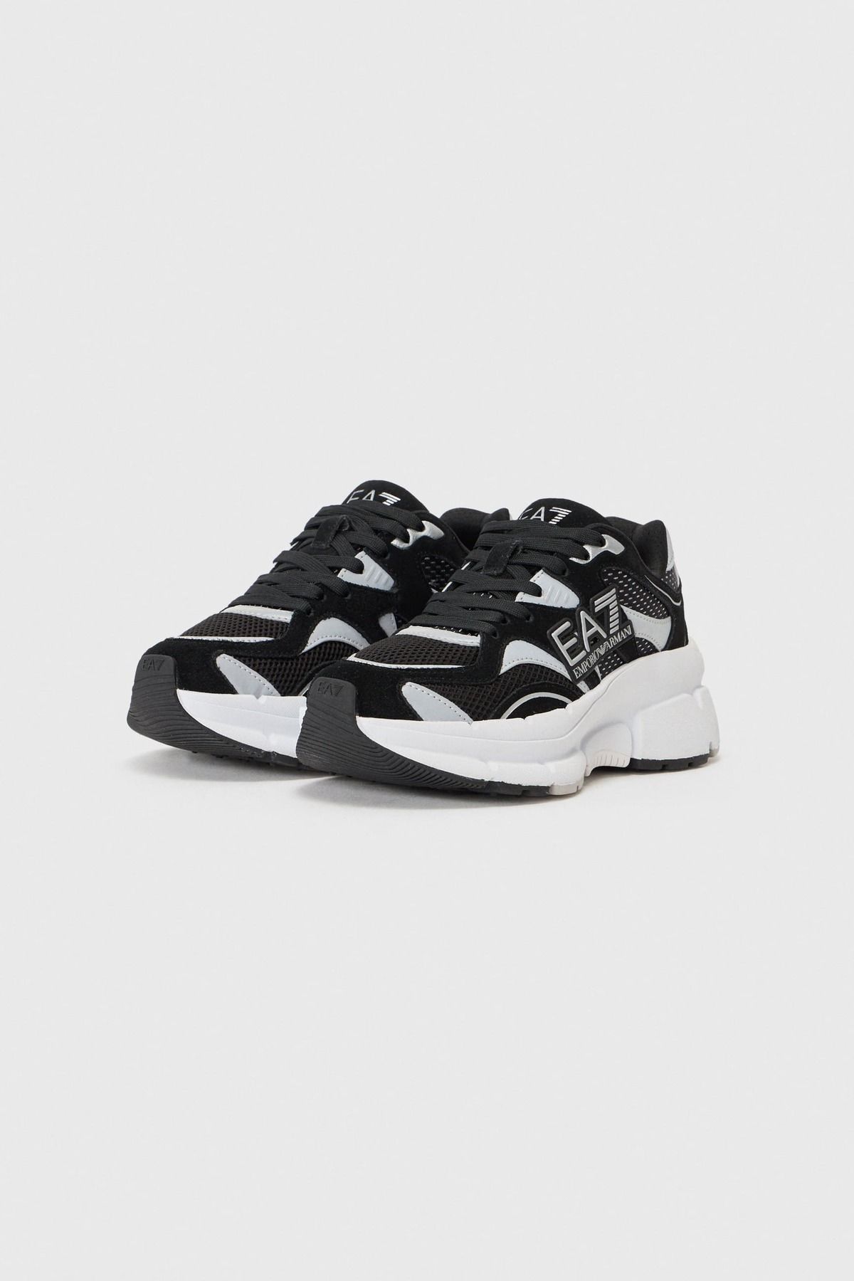 EA7 Erkek Ea7 Sneaker - Siyah/Gri