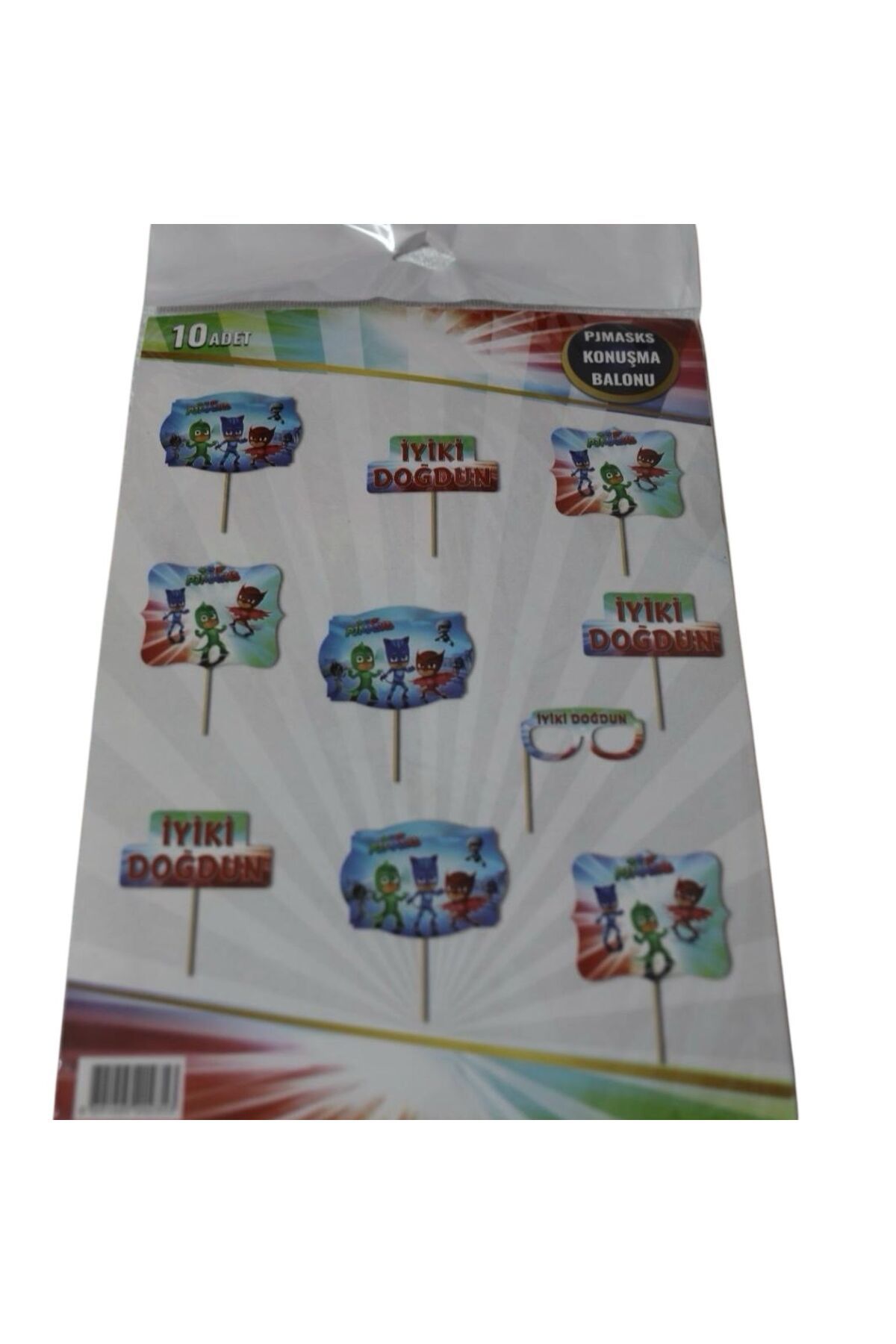 PARTY CONCEPT 10lu Konuşma Balonu Pjamaskeliler