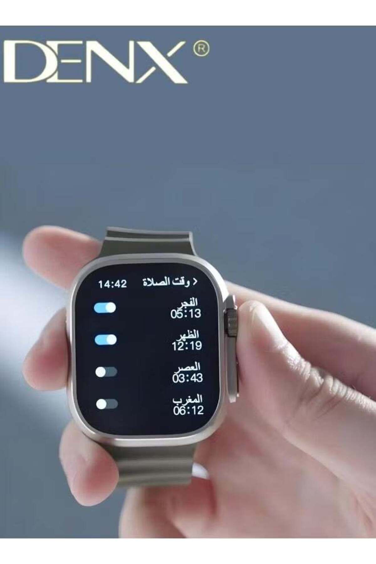Denx-ساعة MUSLIM WATCH ULTRA الذكية الجديدة من السلسلة 8 بشاشة كاملة تعمل مع نظامي Android و IOS 3