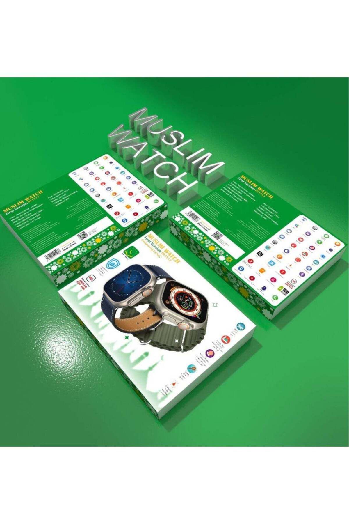 Denx-ساعة MUSLIM WATCH ULTRA الذكية الجديدة من السلسلة 8 بشاشة كاملة تعمل مع نظامي Android و IOS 7