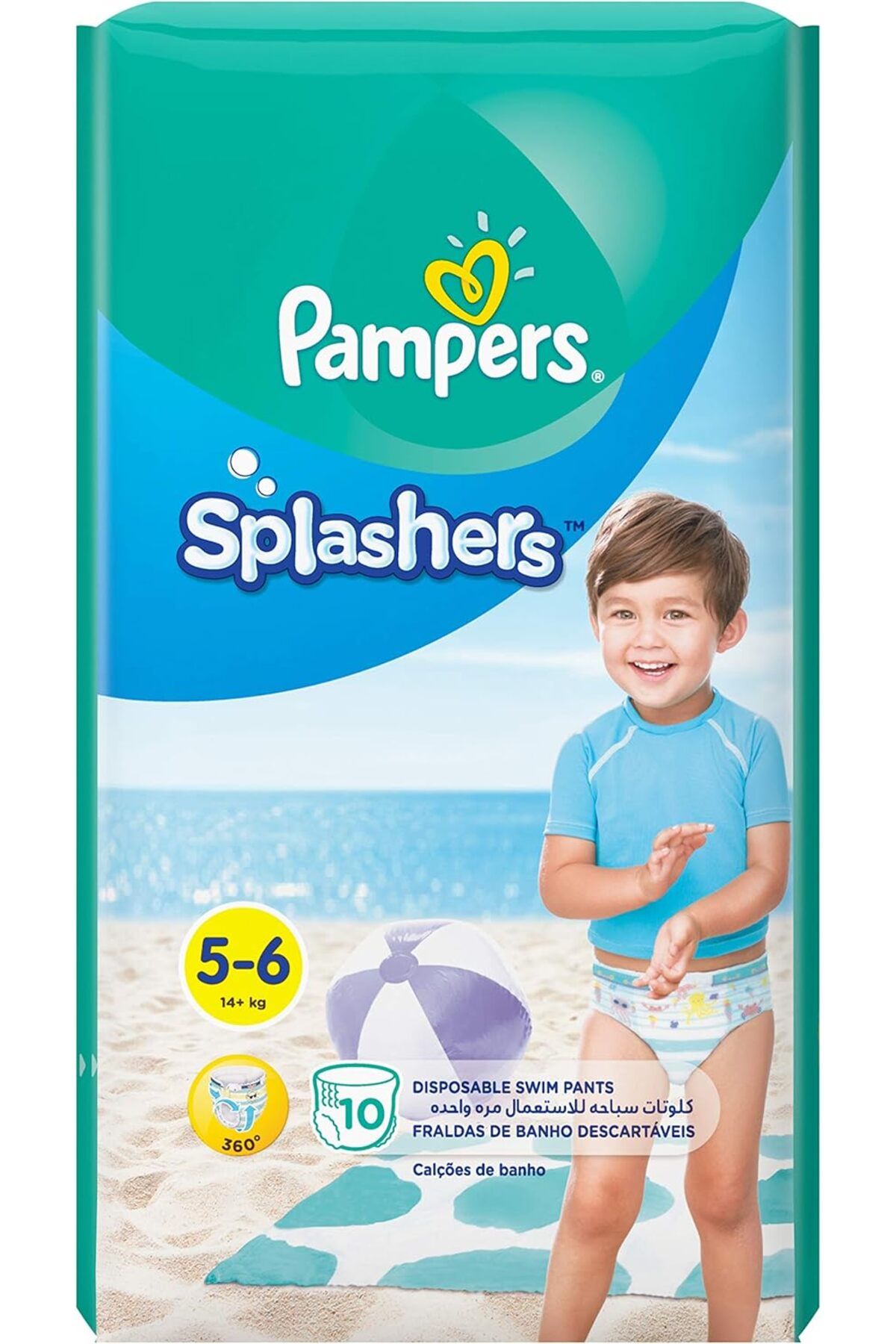 Pampers-Splashers Pants, Size 5-6, 10 Count 3