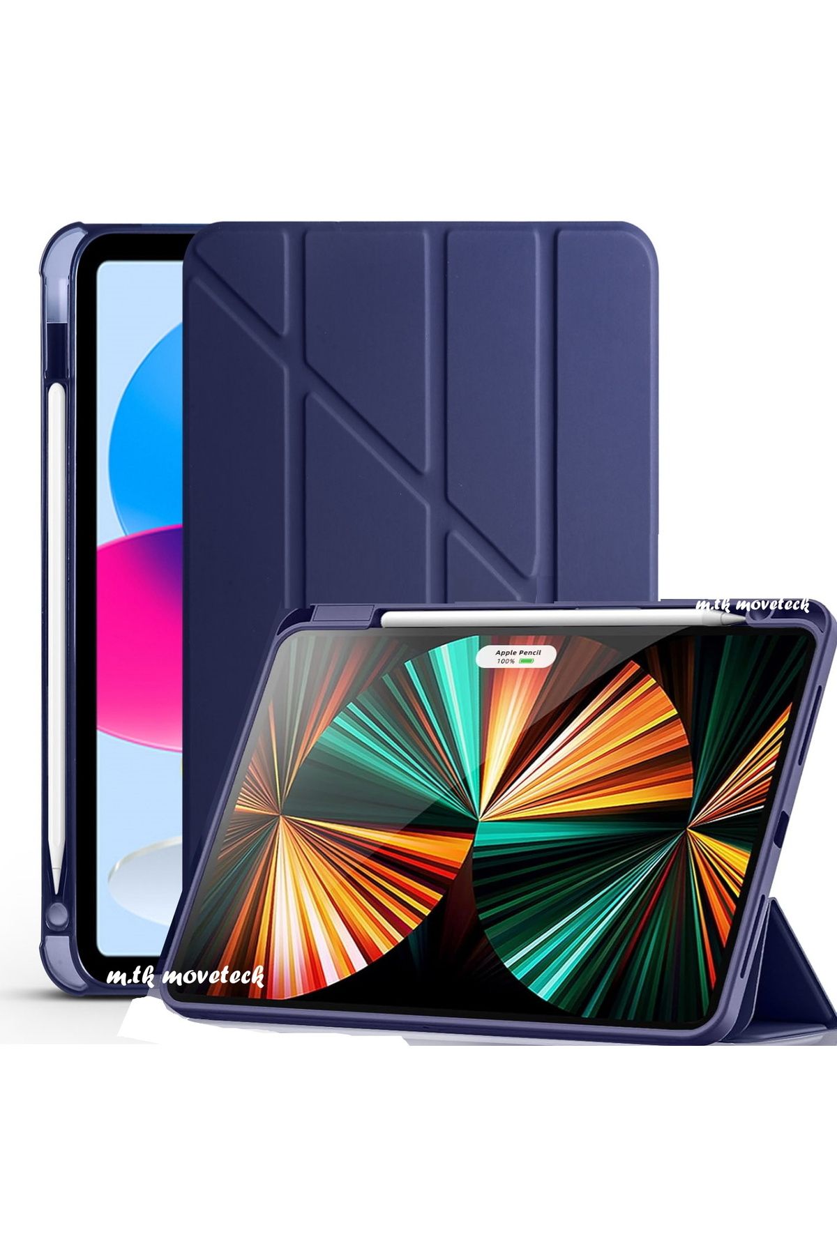m.tk moveteck Honor Pad V9 11.5 inç 2025 Uyumlu Yumuşak Kalem Bölmeli Akıllı Uyku Modlu Standlı Tablet Kılıfı